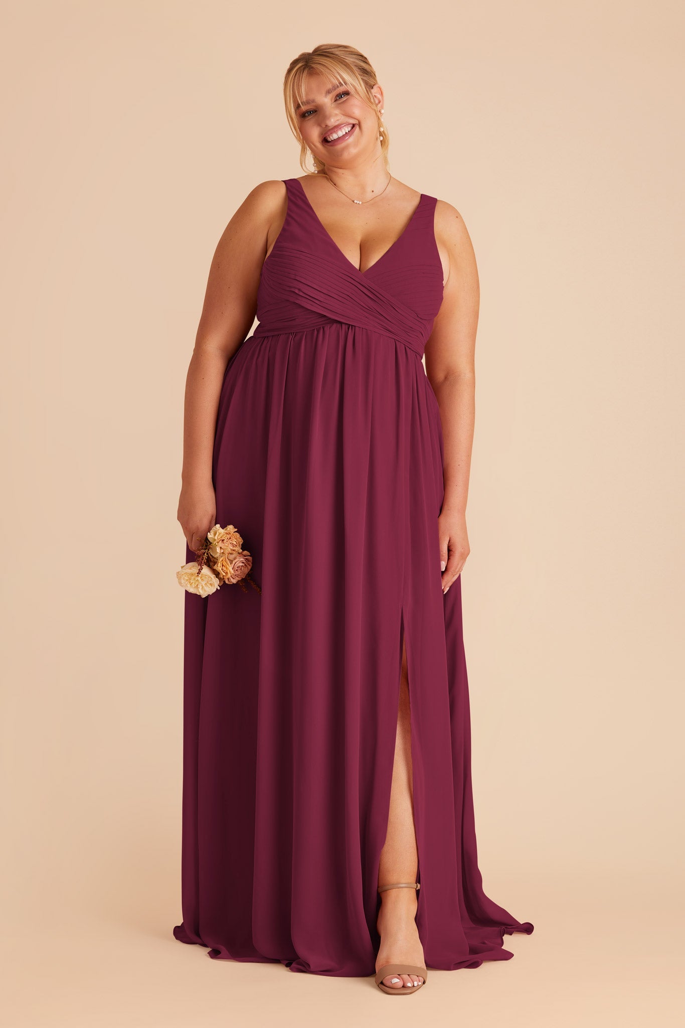 Empire Waist Sleeveless Bridesmaid Dress - Laurie Berry