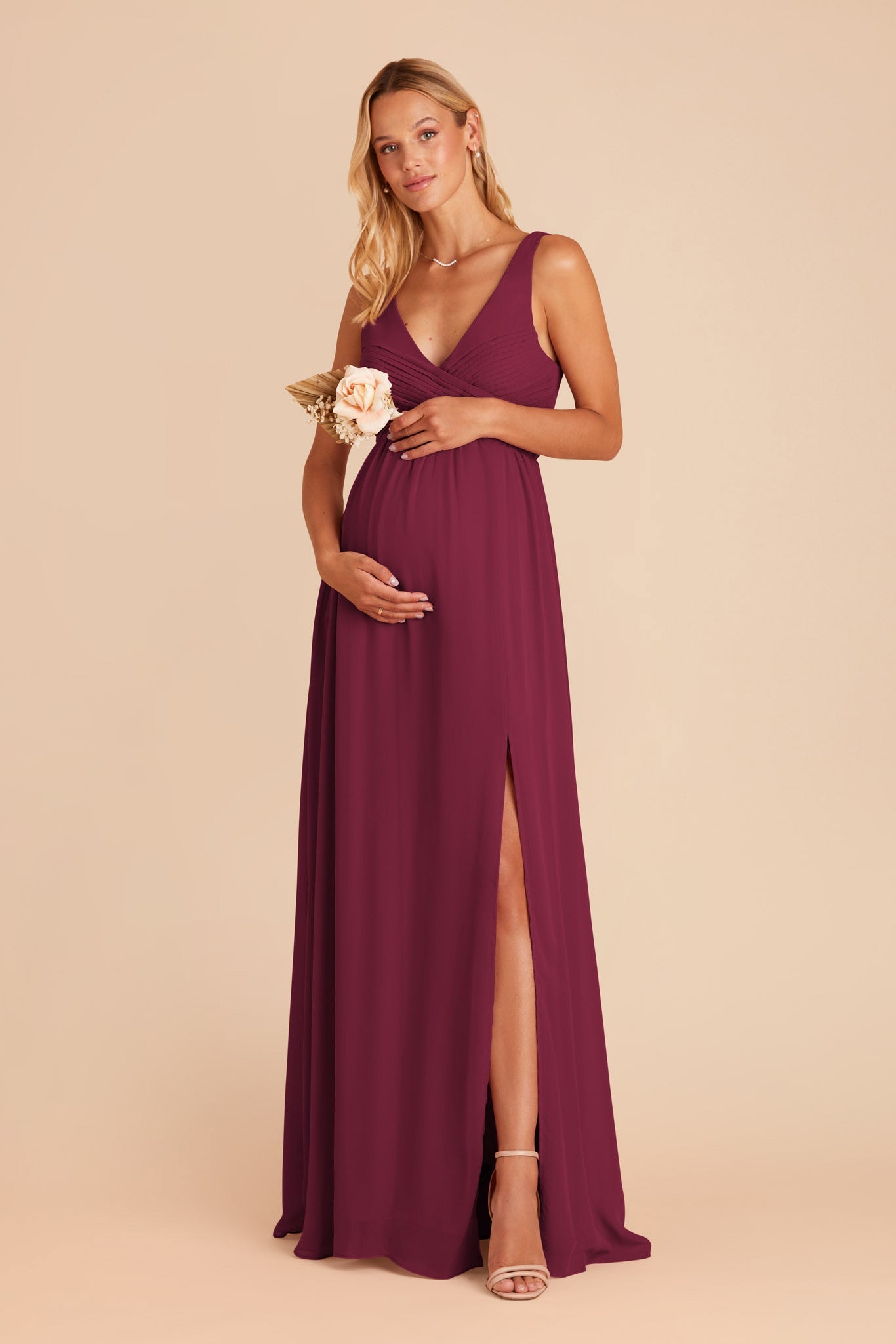 Empire Waist Sleeveless Bridesmaid Dress - Laurie Berry