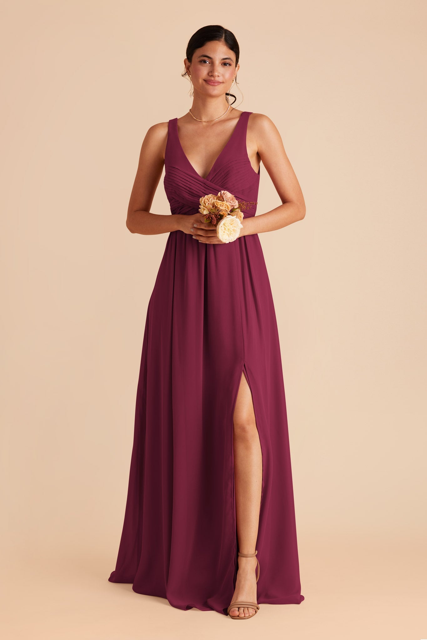 Empire Waist Sleeveless Bridesmaid Dress - Laurie Berry