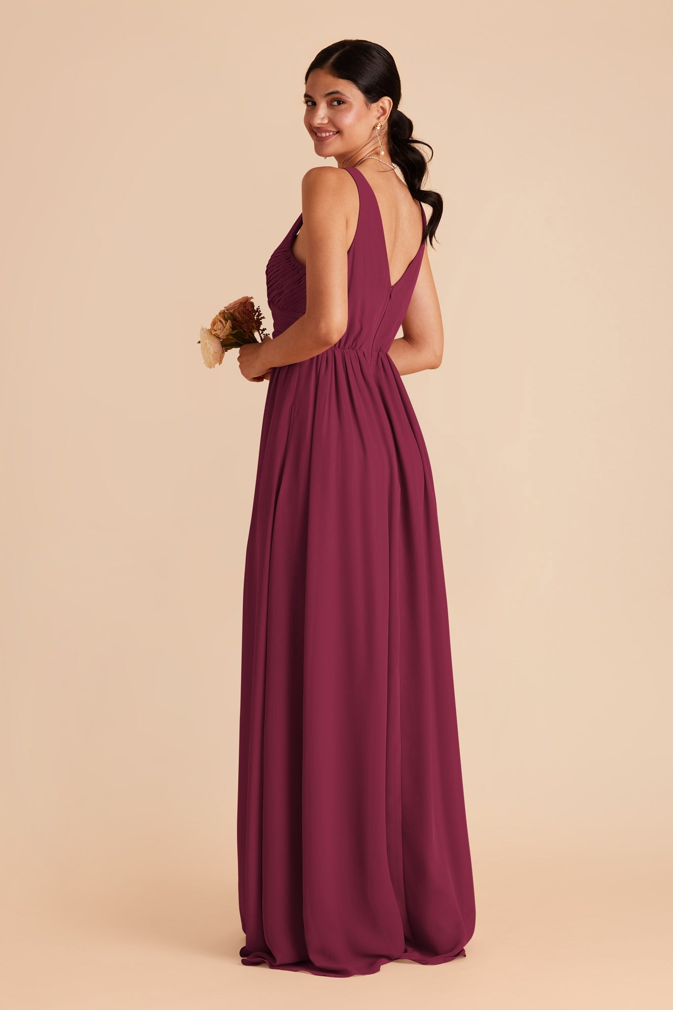 Empire Waist Sleeveless Bridesmaid Dress - Laurie Berry