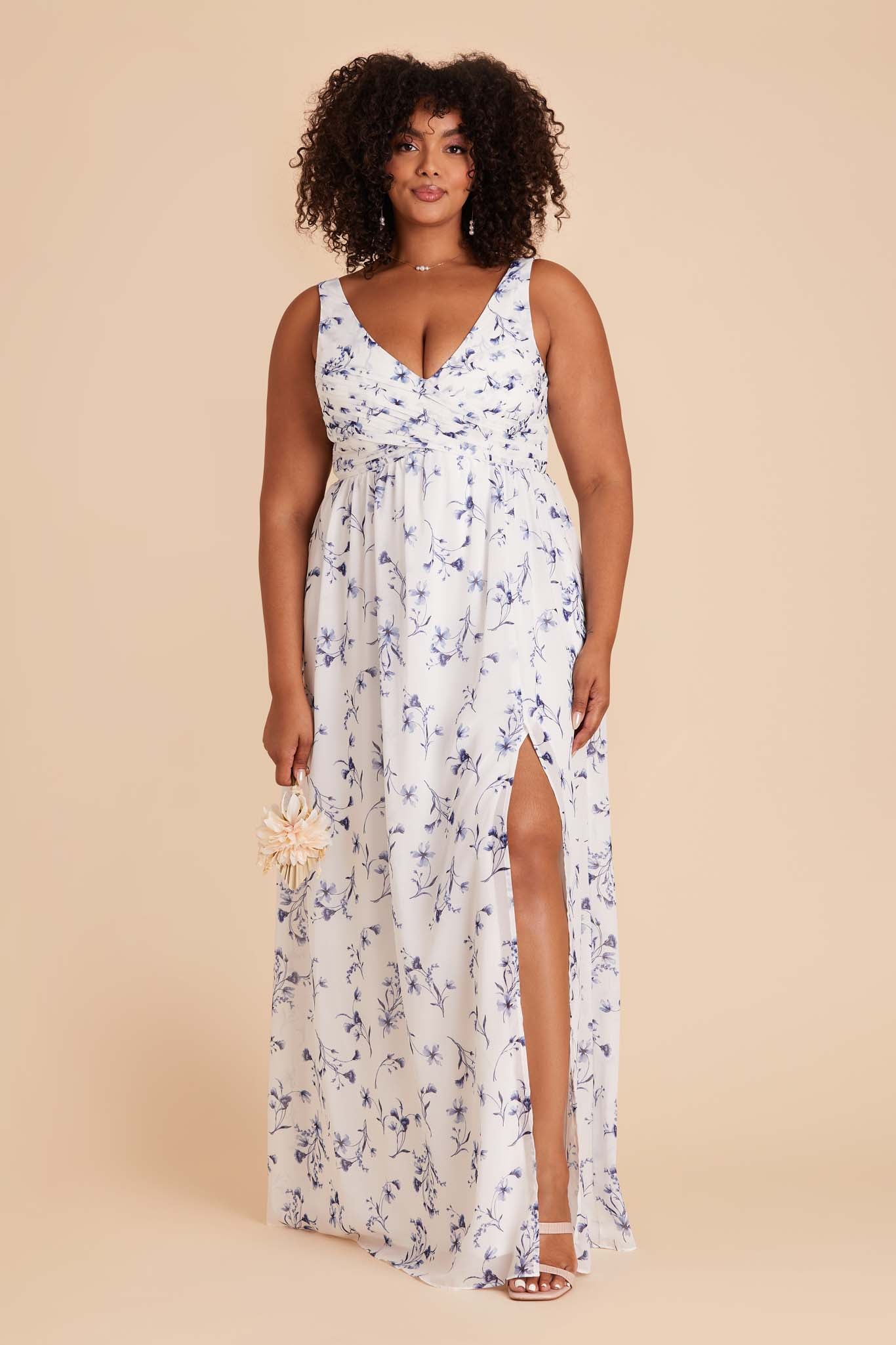 Empire Waist Bridesmaid Dress - Blue Le Fleur | Laurie