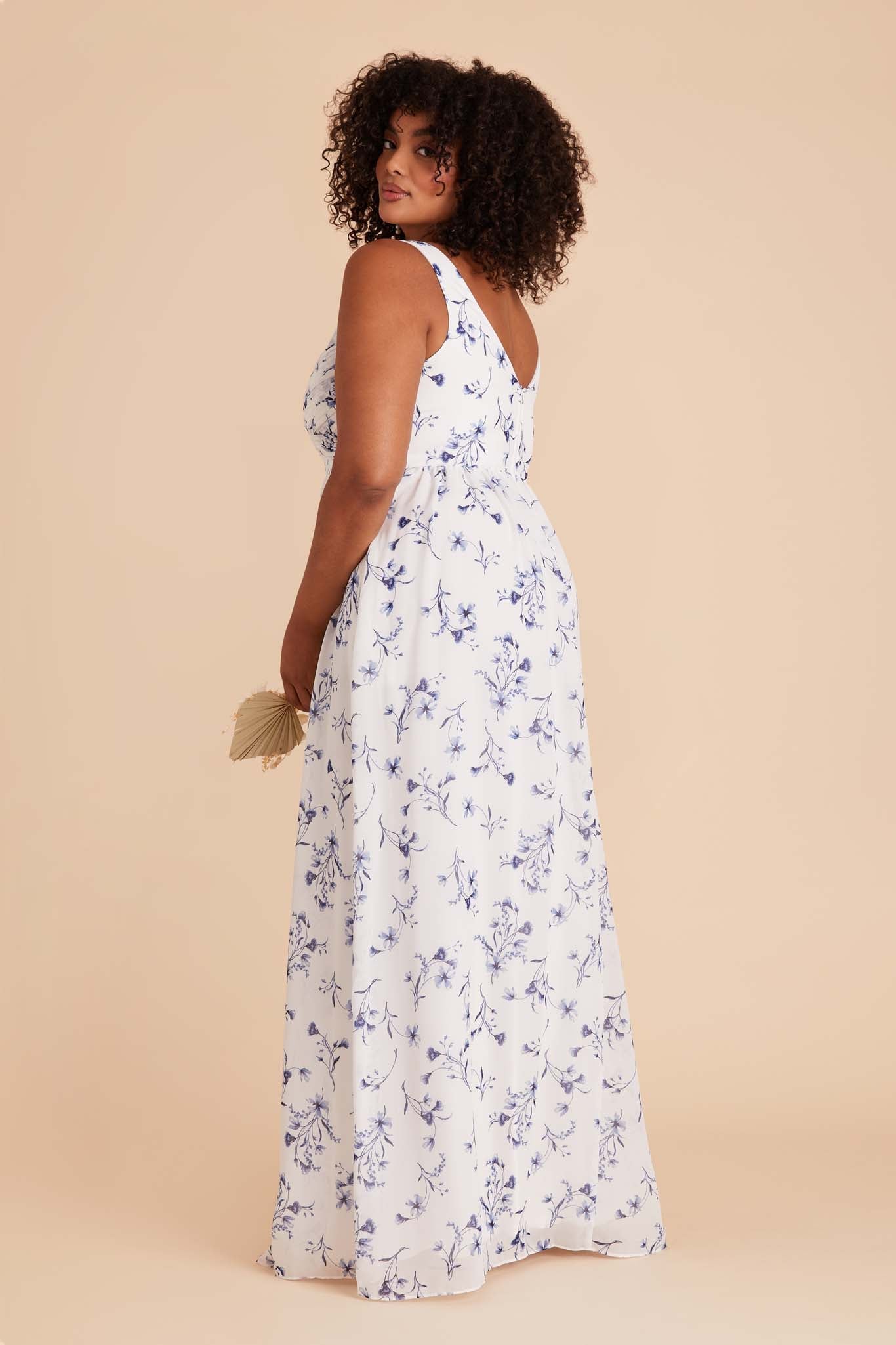 Empire Waist Bridesmaid Dress - Blue Le Fleur | Laurie