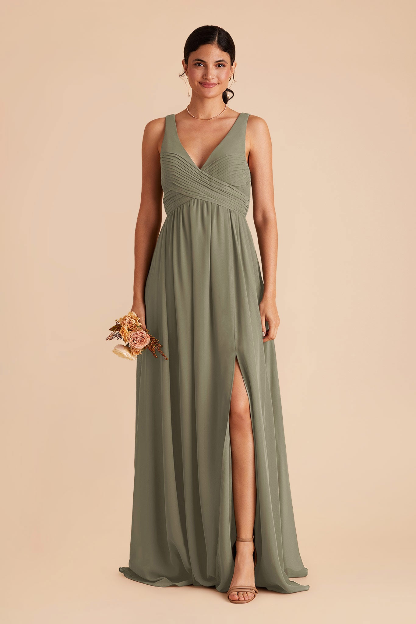 Empire Waist Sleeveless Bridesmaid Dress | Laurie Thyme