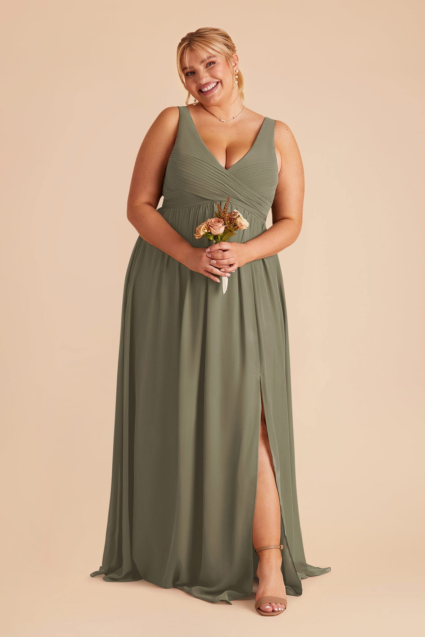 Empire Waist Sleeveless Bridesmaid Dress | Laurie Thyme