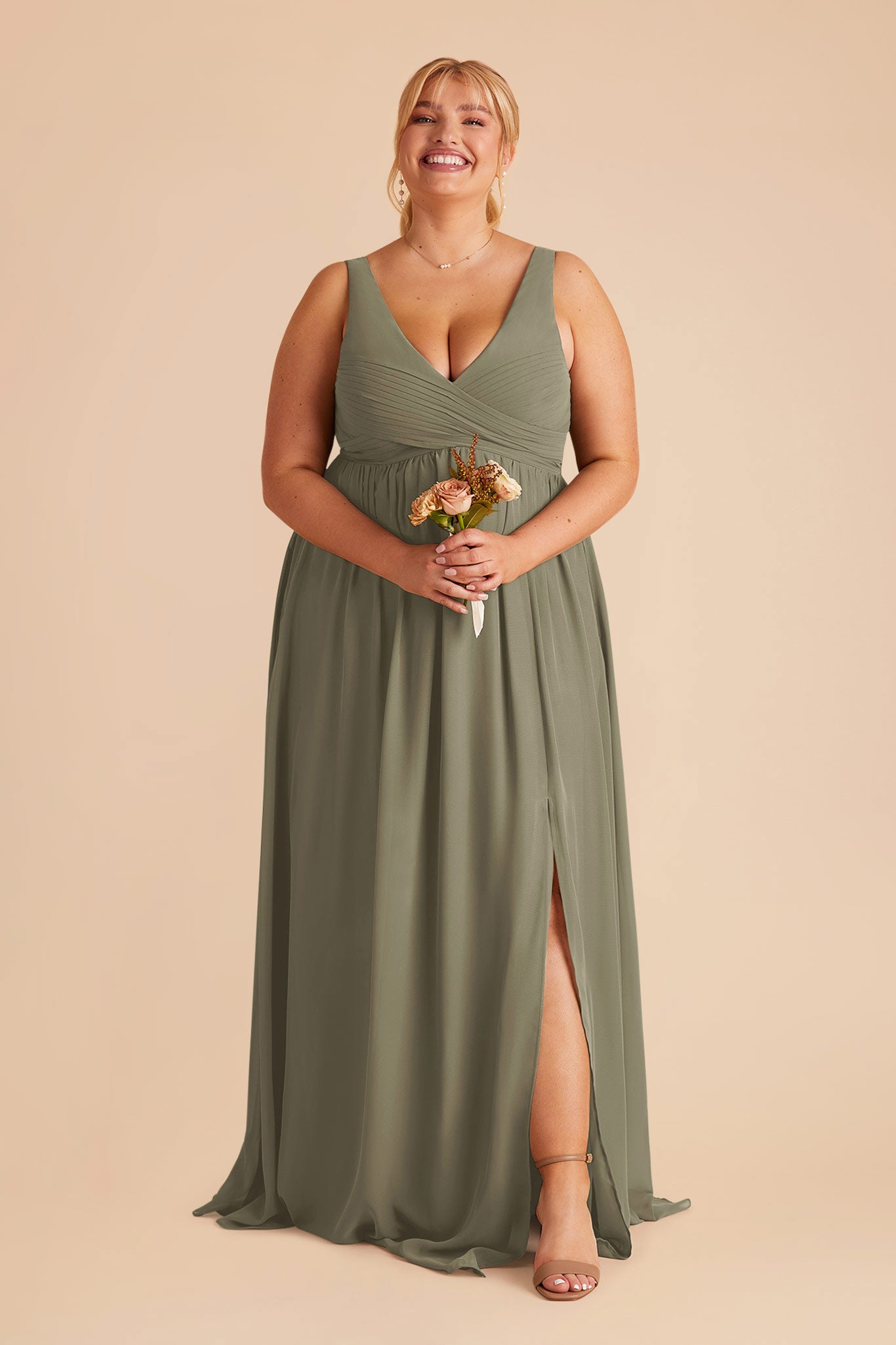 Empire Waist Sleeveless Bridesmaid Dress | Laurie Thyme