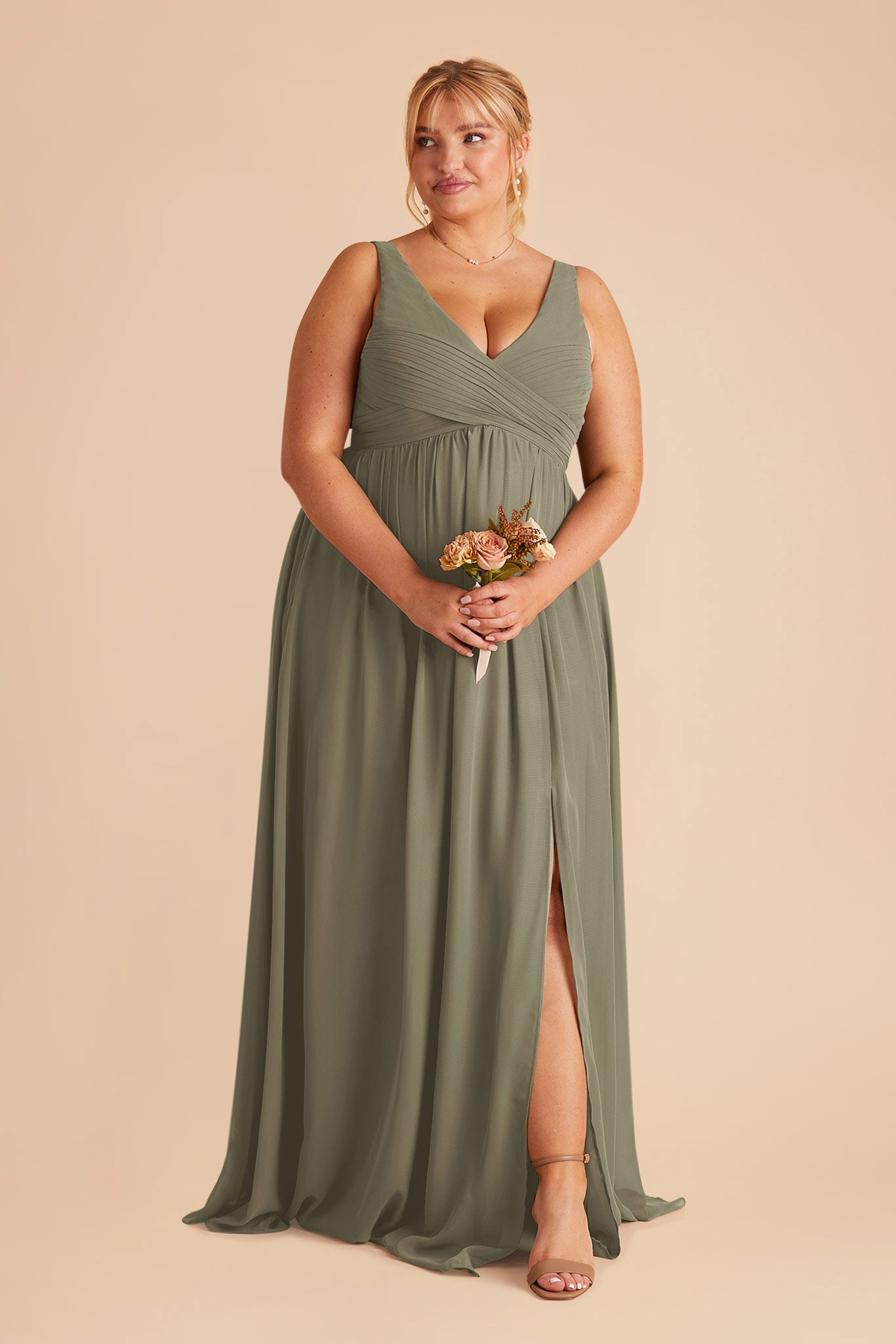 Empire Waist Sleeveless Bridesmaid Dress | Laurie Thyme