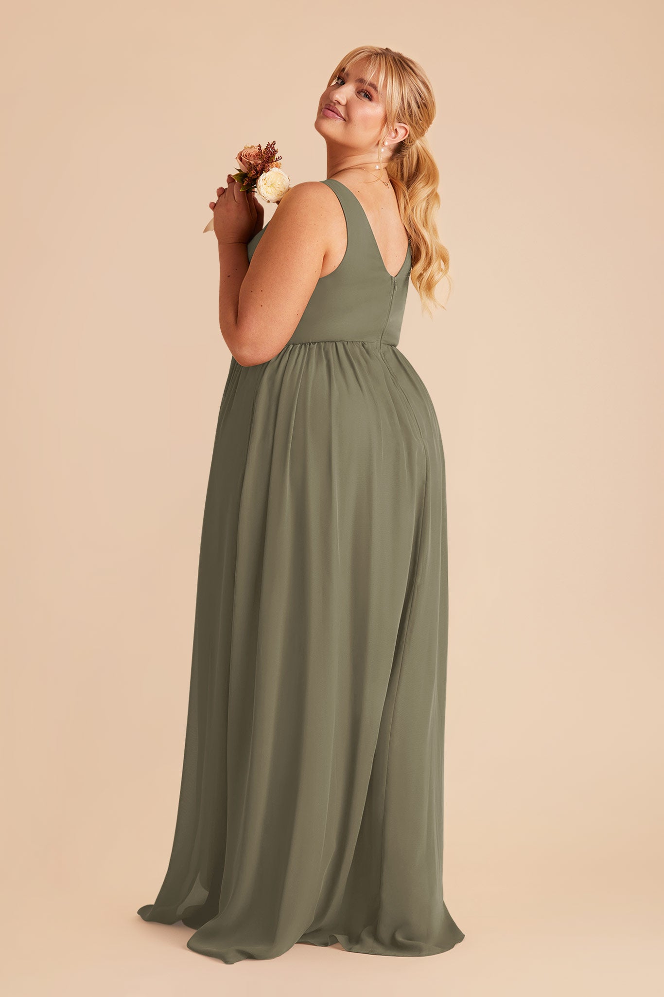 Empire Waist Sleeveless Bridesmaid Dress | Laurie Thyme