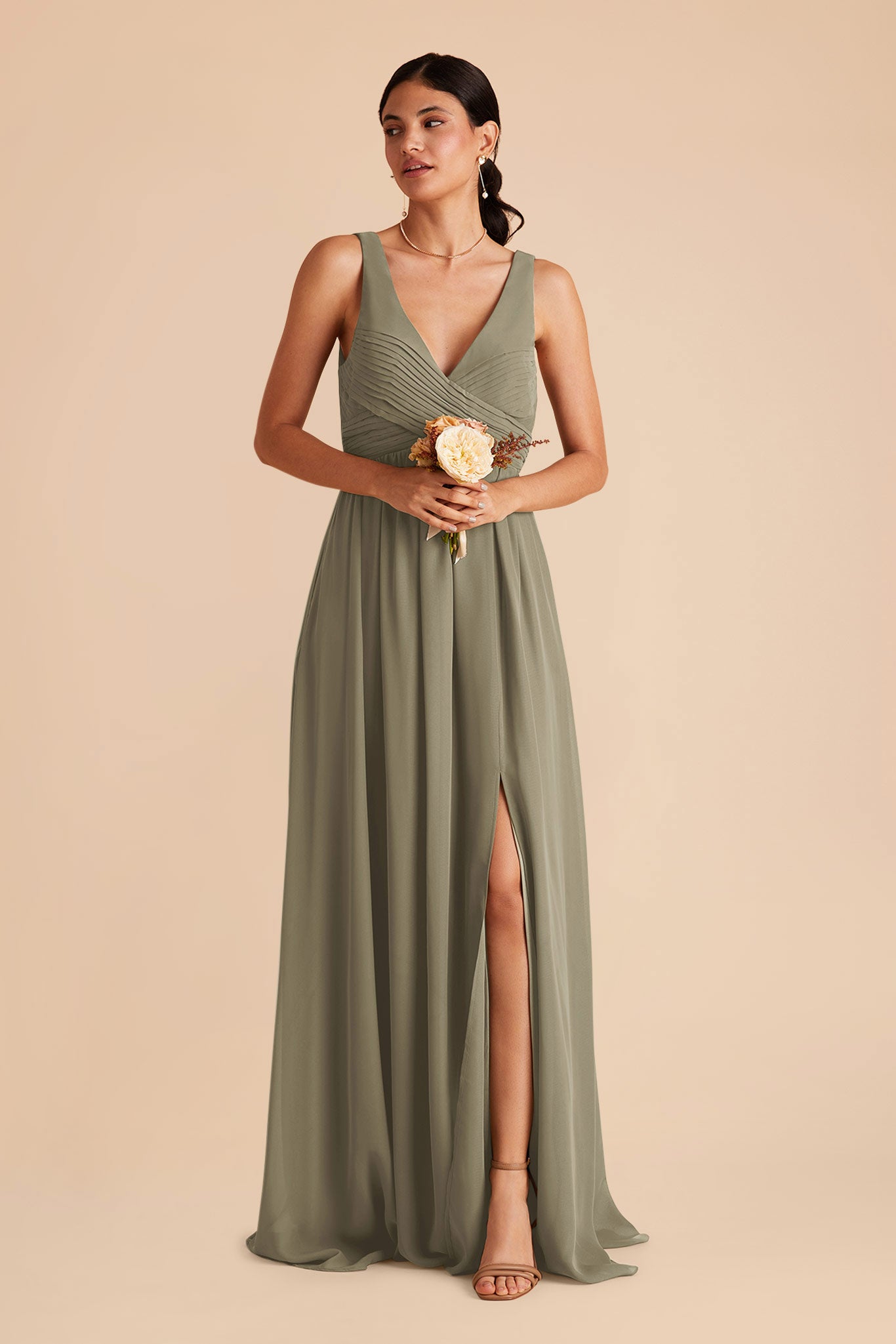 Empire Waist Sleeveless Bridesmaid Dress | Laurie Thyme