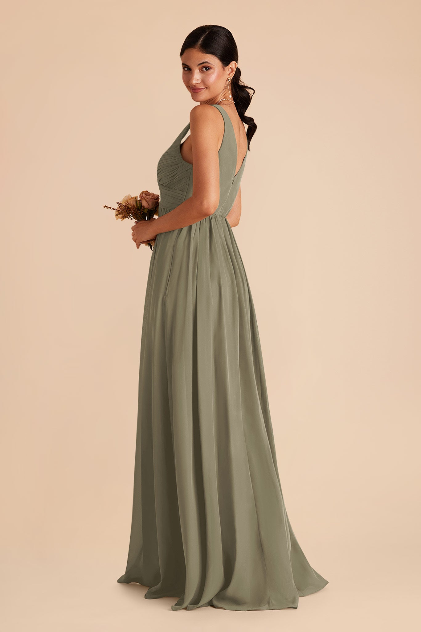 Empire Waist Sleeveless Bridesmaid Dress | Laurie Thyme