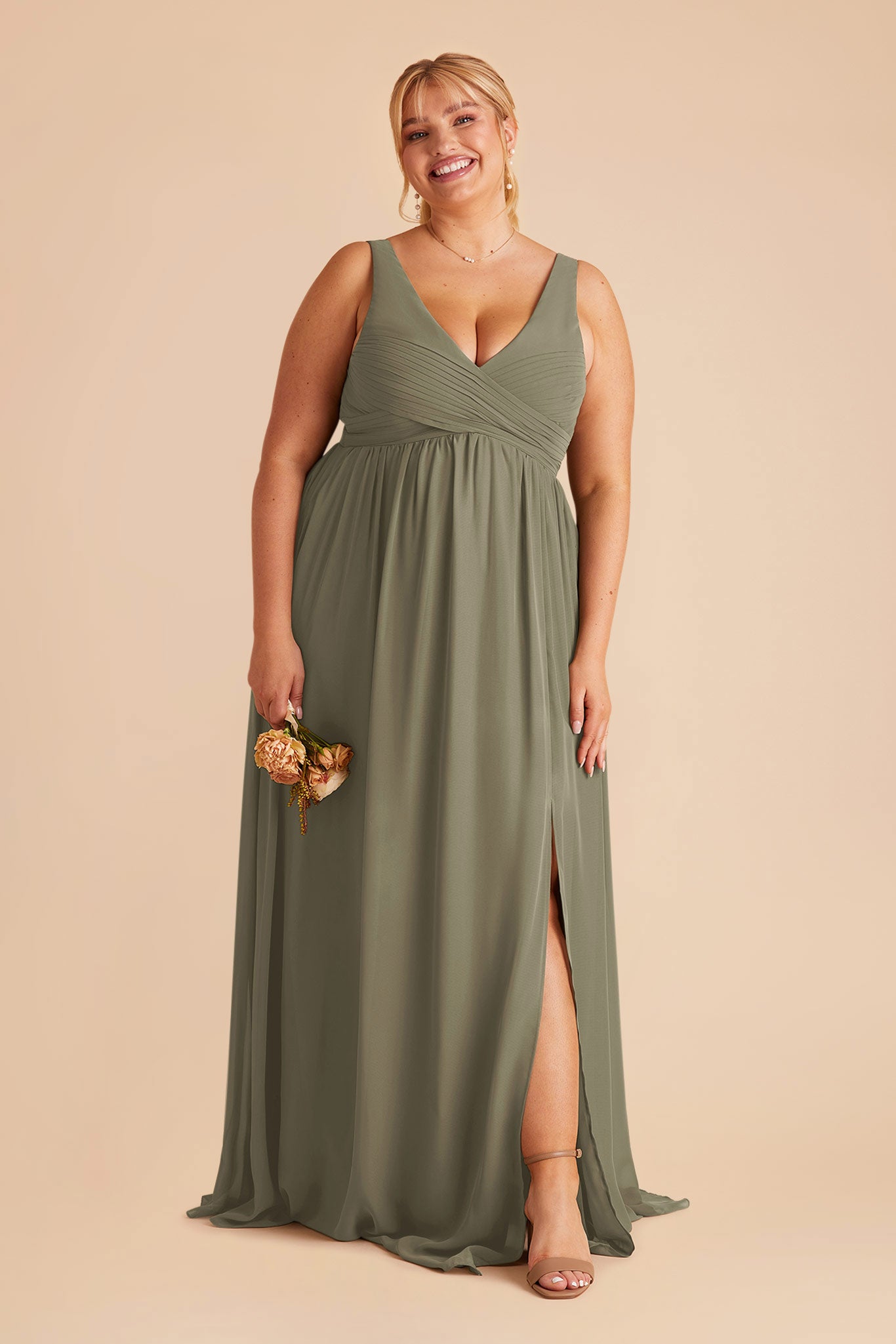 Empire Waist Sleeveless Bridesmaid Dress | Laurie Thyme