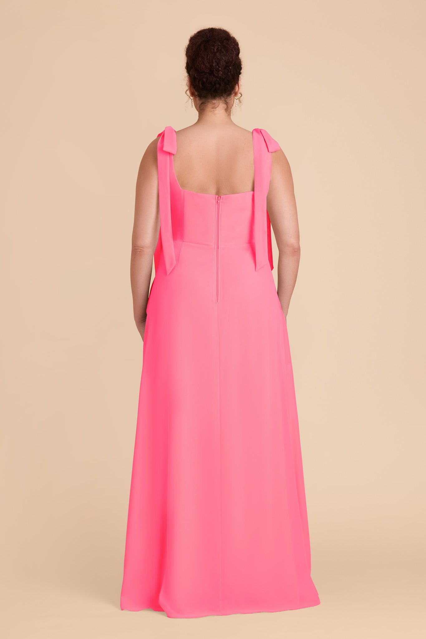 Chiffon Convertible Dress with Bows | Alex Bon Bon Pink