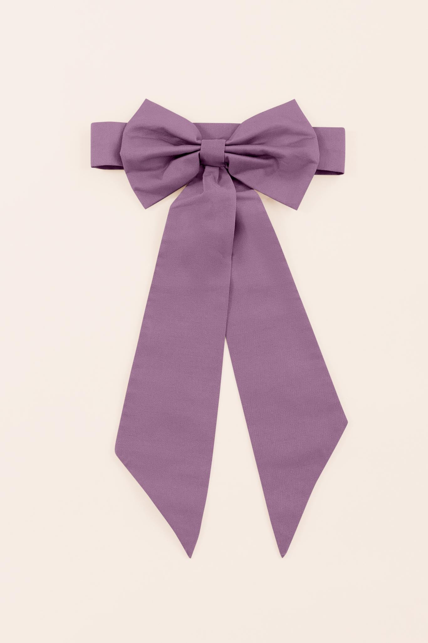 Flower Girl Sash with Bow & Velcro Adjuster - Dark Mauve | Liz