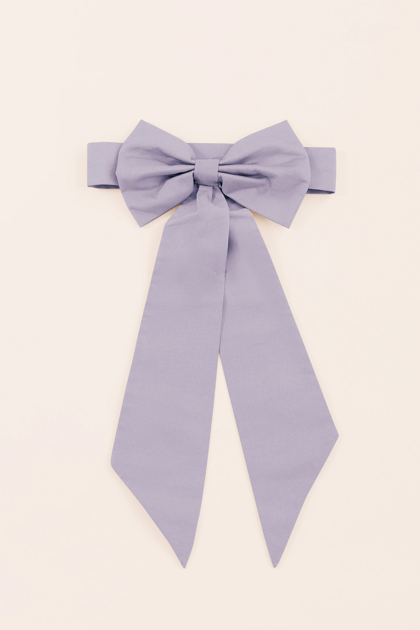 Flower Girl Sash with Bow & Velcro Adjuster - Dusty Lilac