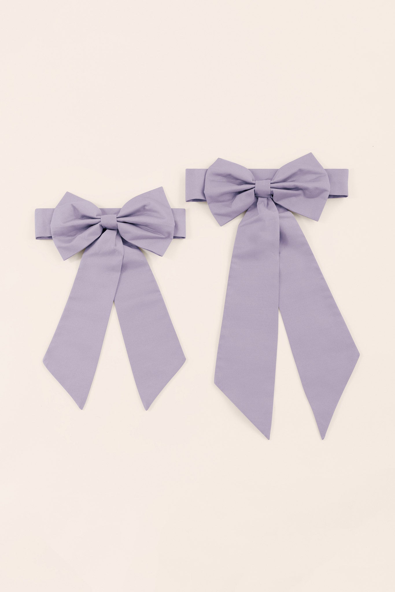 Flower Girl Sash with Bow & Velcro Adjuster - Dusty Lilac