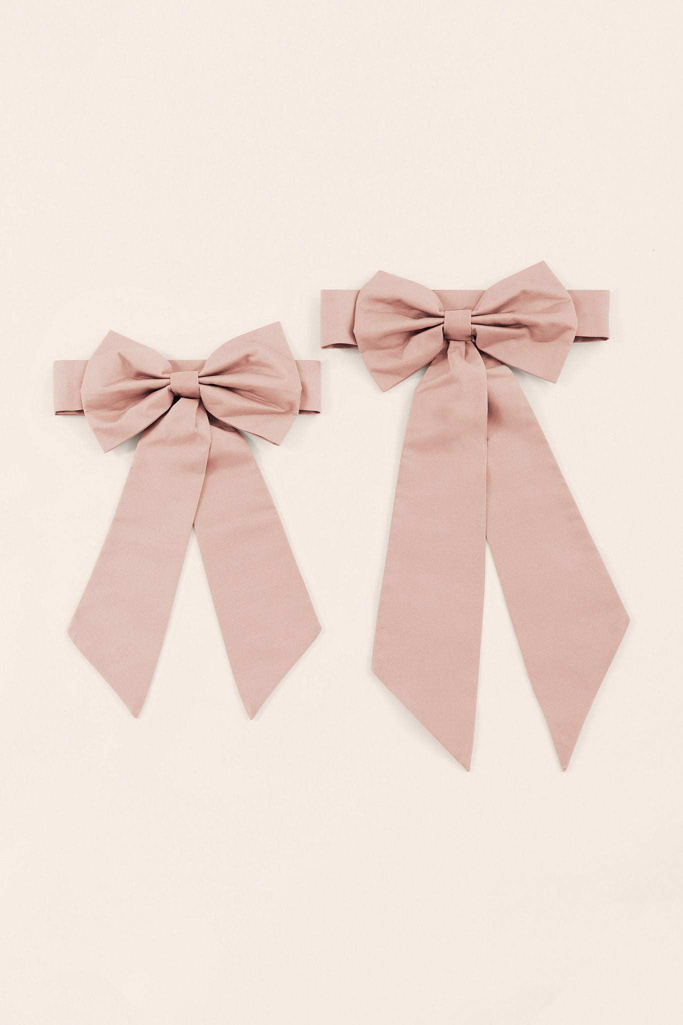 Rose Gold Flower Girl Sash with Bow & Velcro Adjuster | Liz