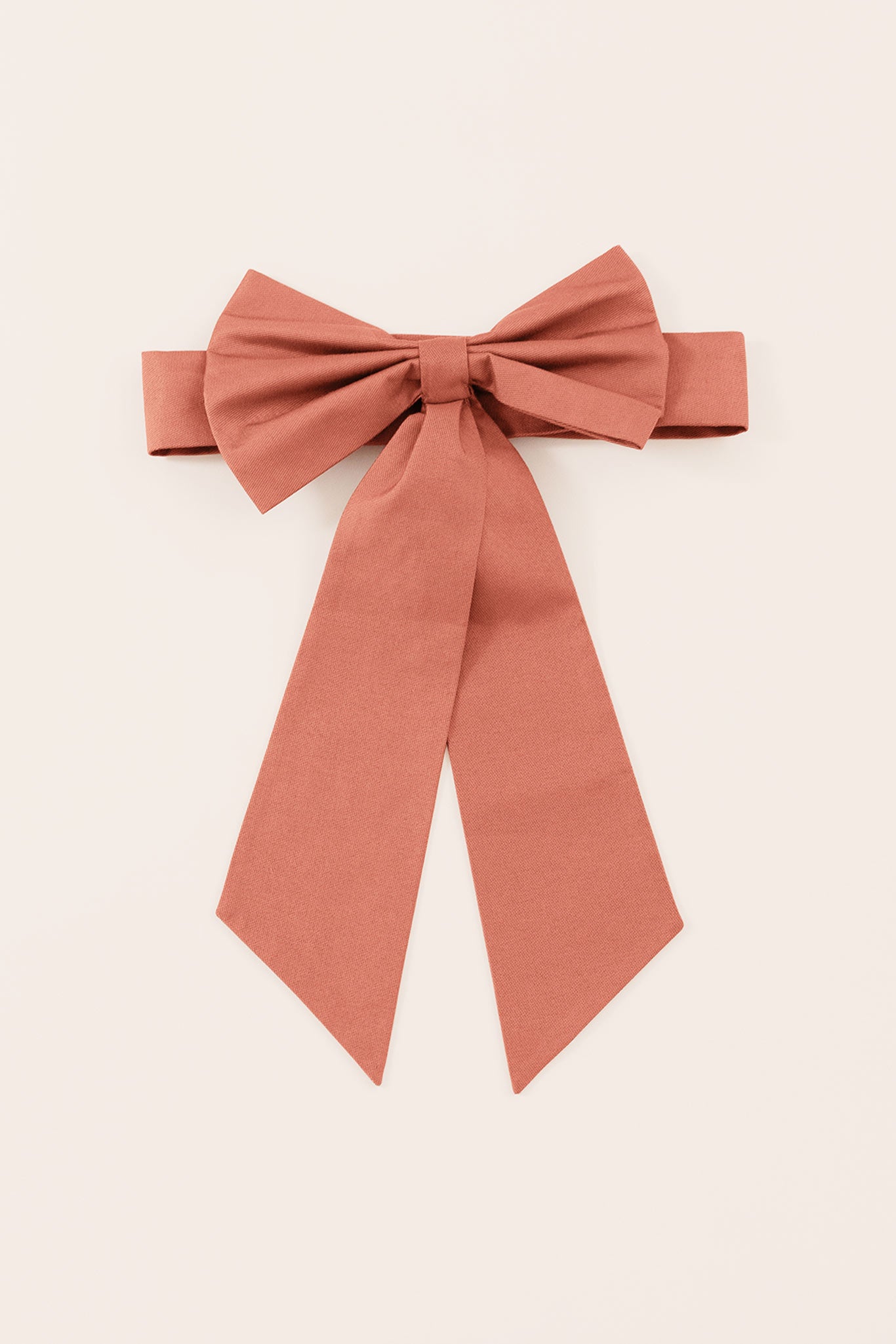 Terracotta Flower Girl Sash with Bow & Velcro Adjuster | Liz