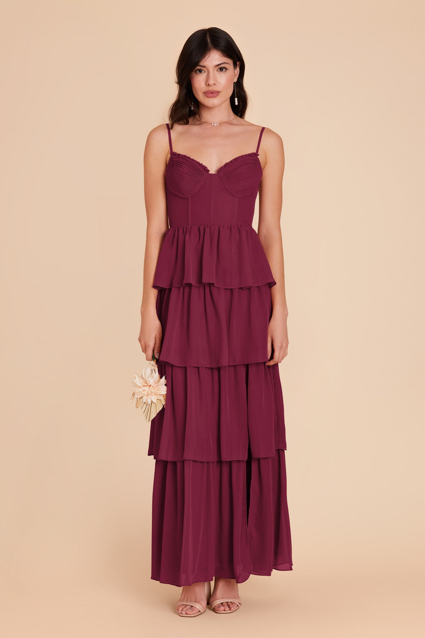 Ruffle Tiered Chiffon Dress for Women | Lola Berry