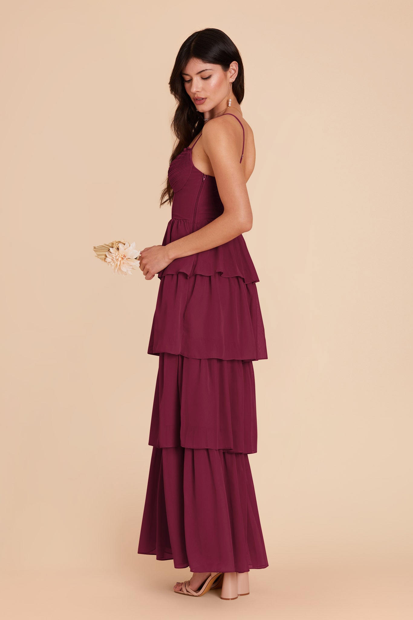 Ruffle Tiered Chiffon Dress for Women | Lola Berry