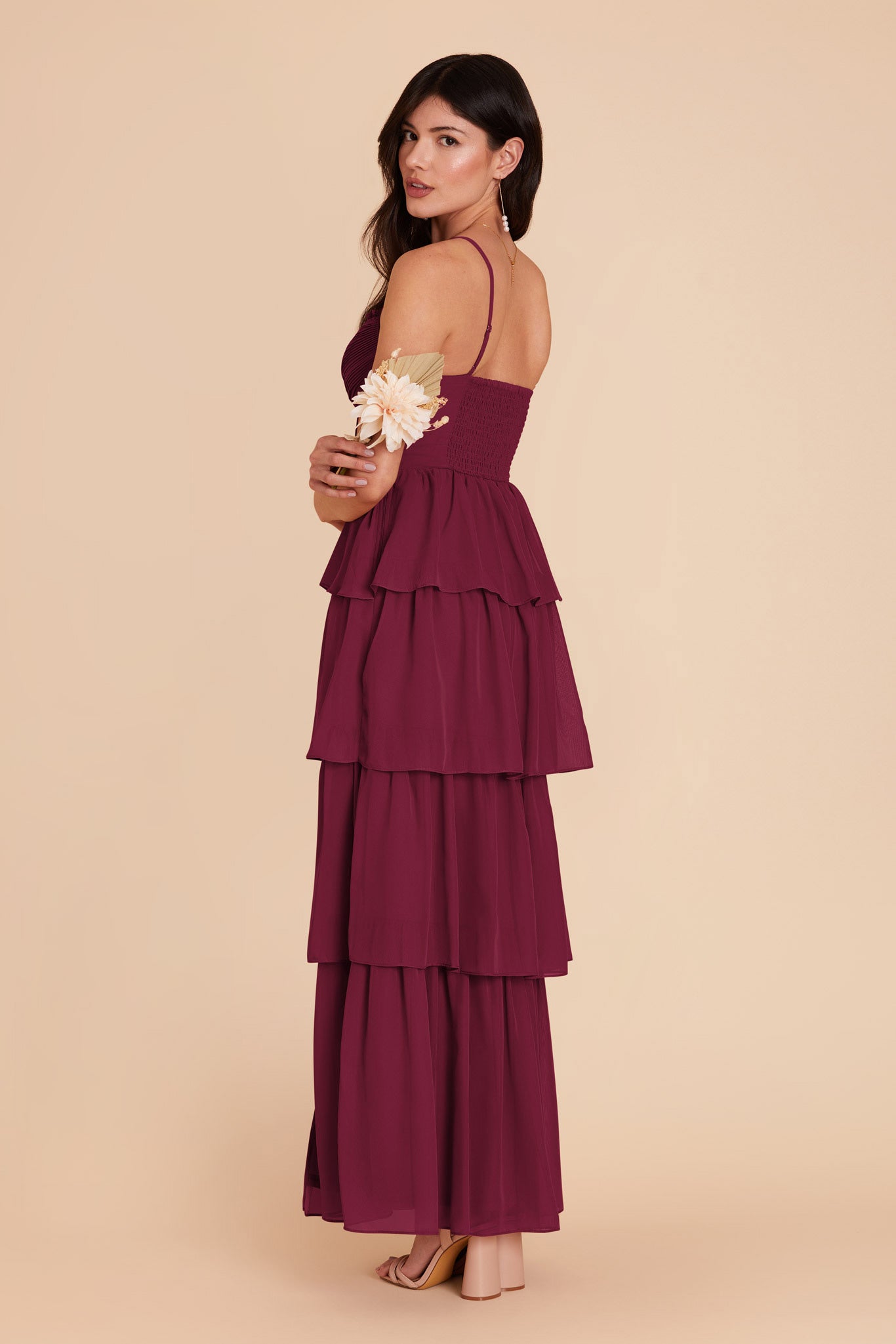 Ruffle Tiered Chiffon Dress for Women | Lola Berry