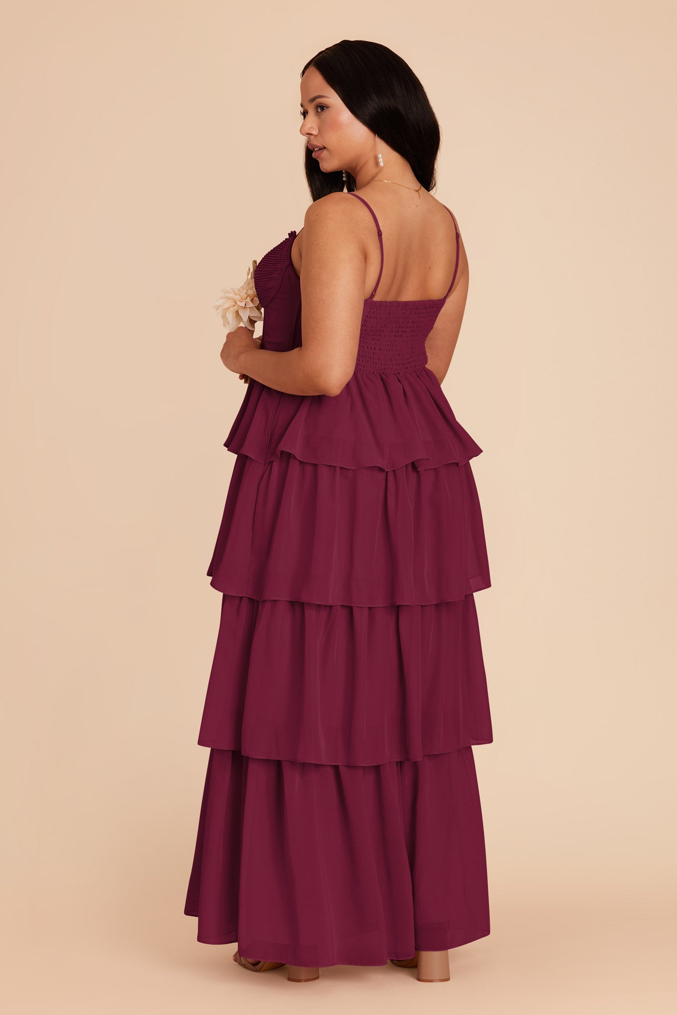Ruffle Tiered Chiffon Dress for Women | Lola Berry