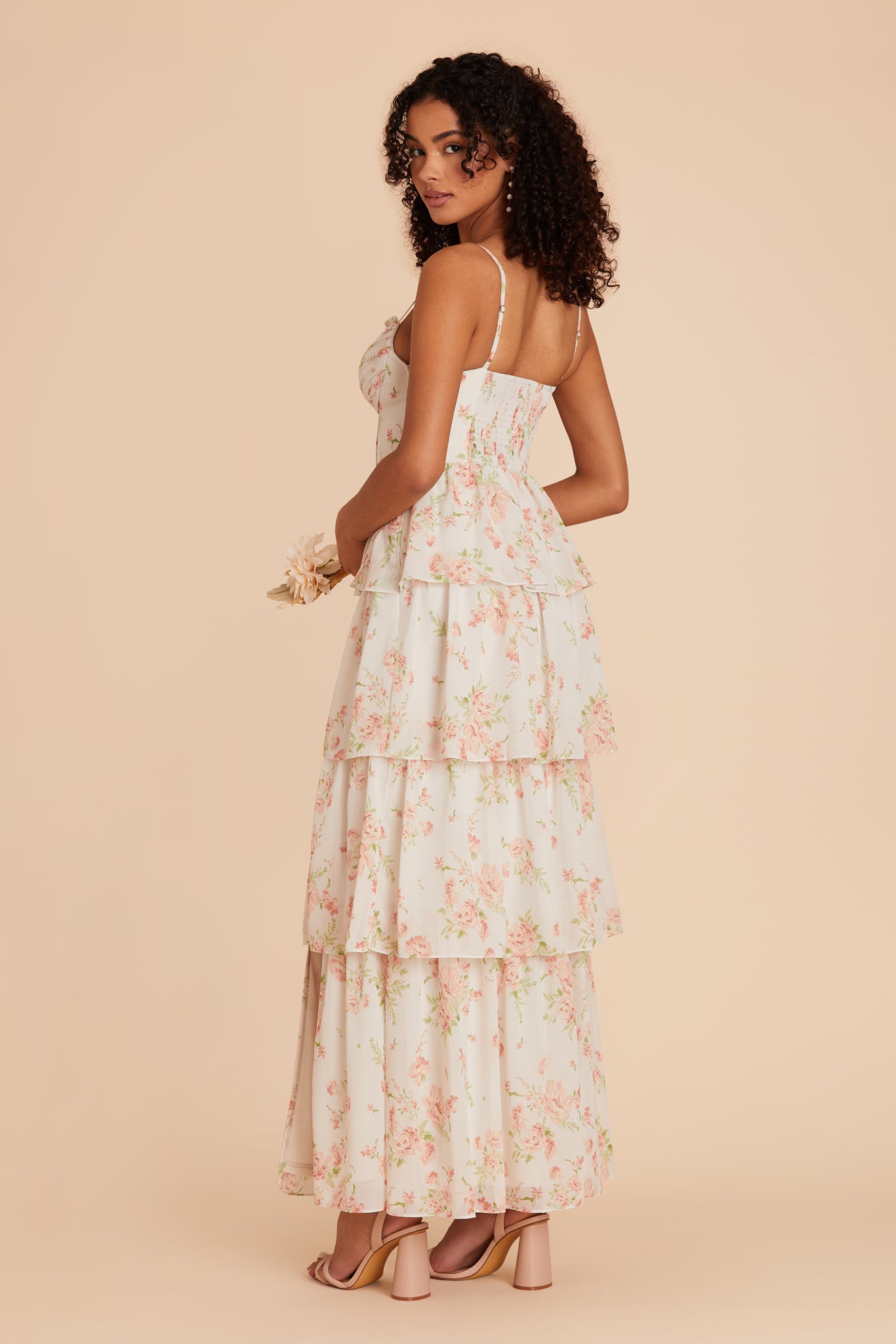 Ruffle Tiered Chiffon Dress for Women | Lola Whimsical Blooms