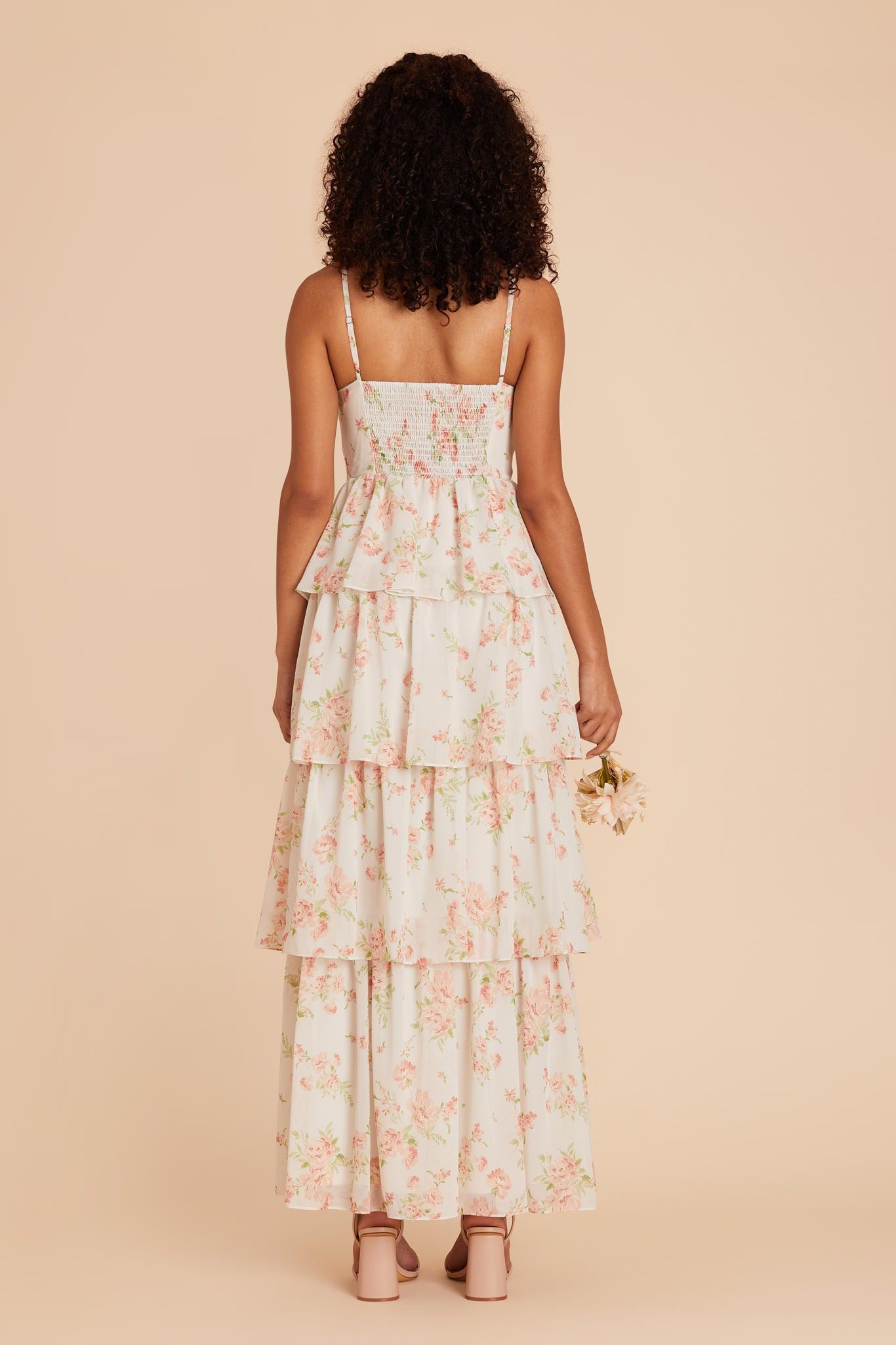 Ruffle Tiered Chiffon Dress for Women | Lola Whimsical Blooms