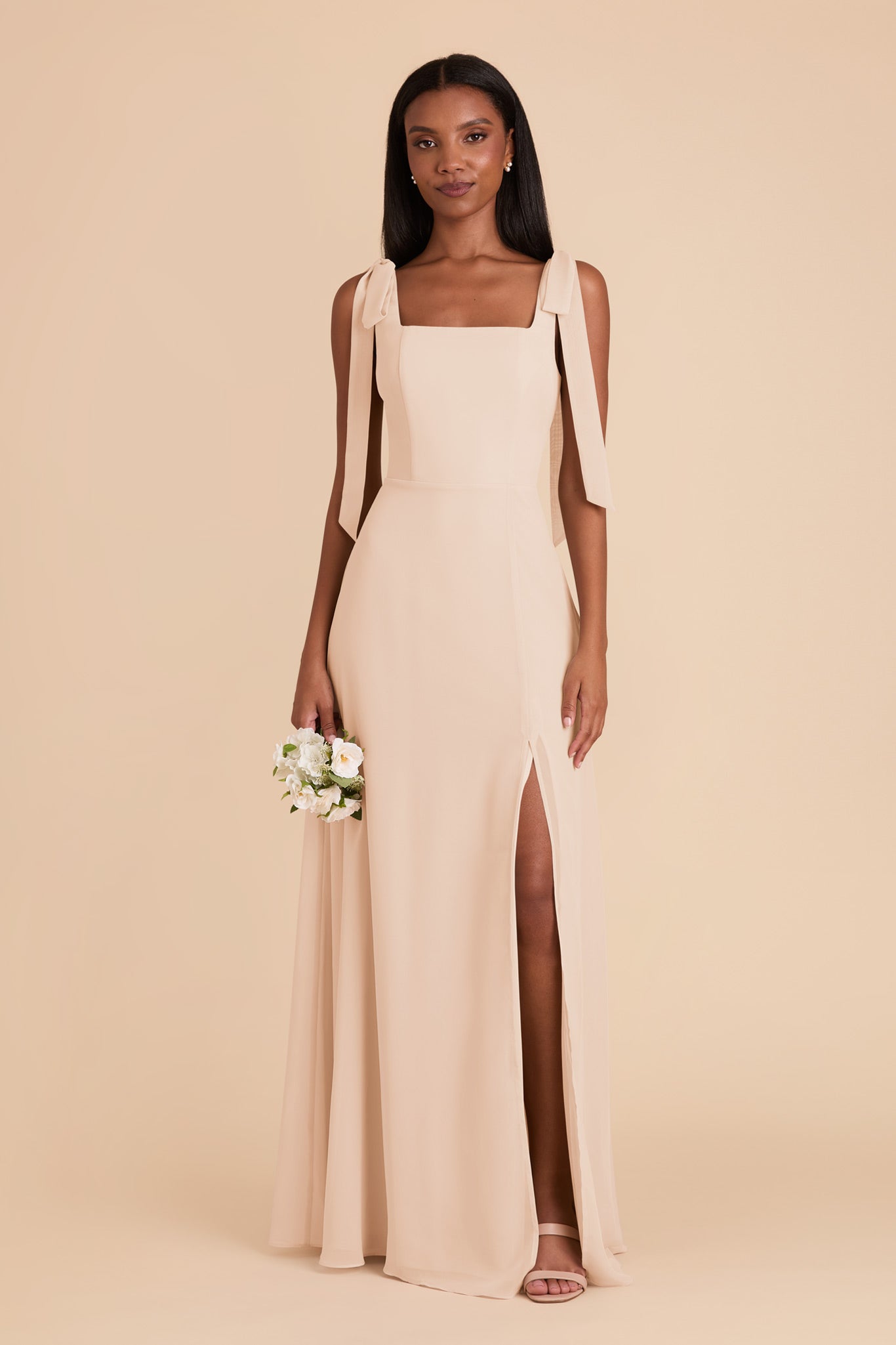 Chiffon Convertible Dress with Bows | Alex Champagne