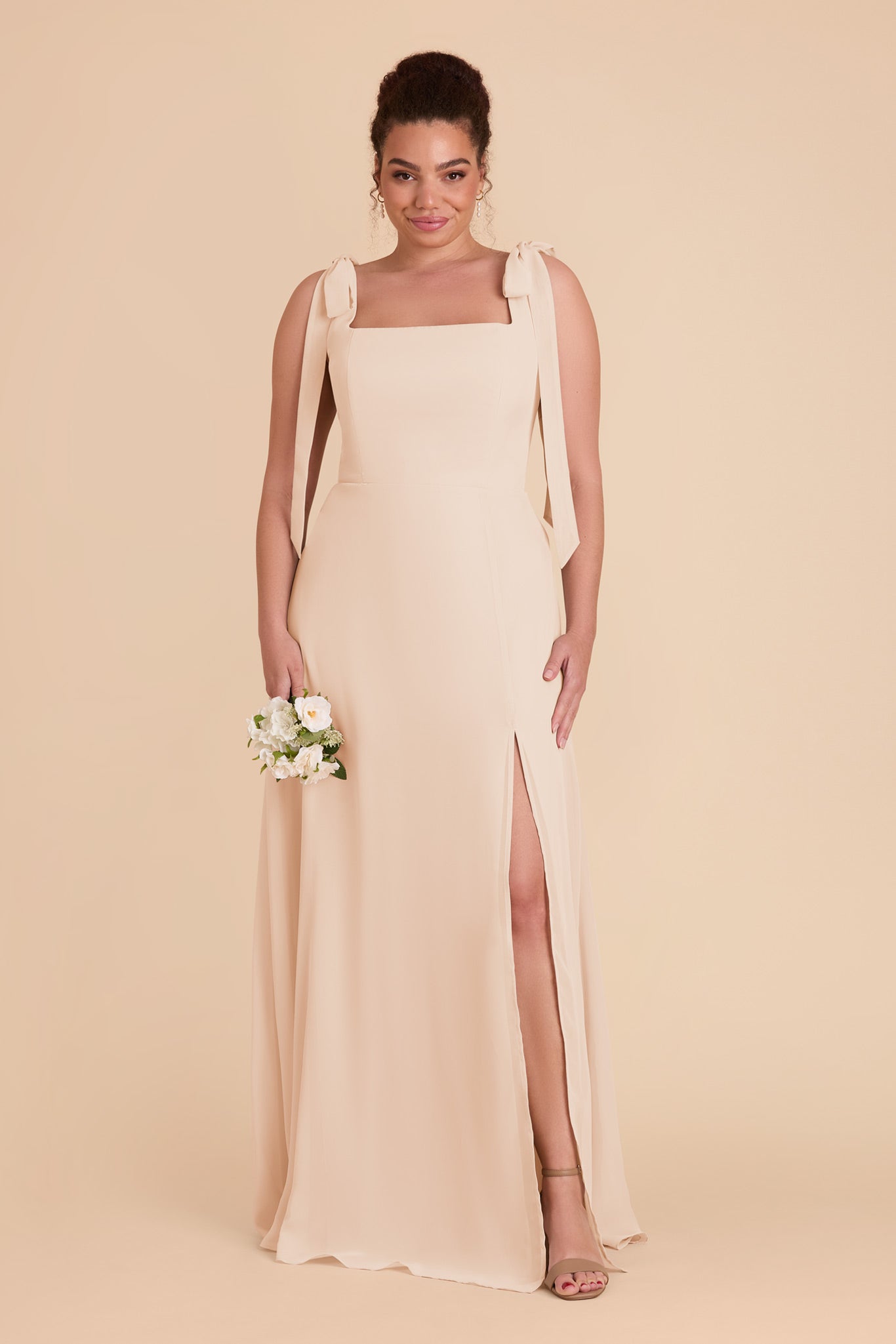 Chiffon Convertible Dress with Bows | Alex Champagne