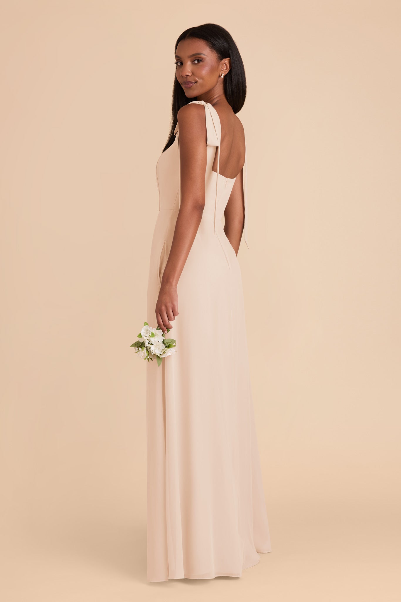 Chiffon Convertible Dress with Bows | Alex Champagne