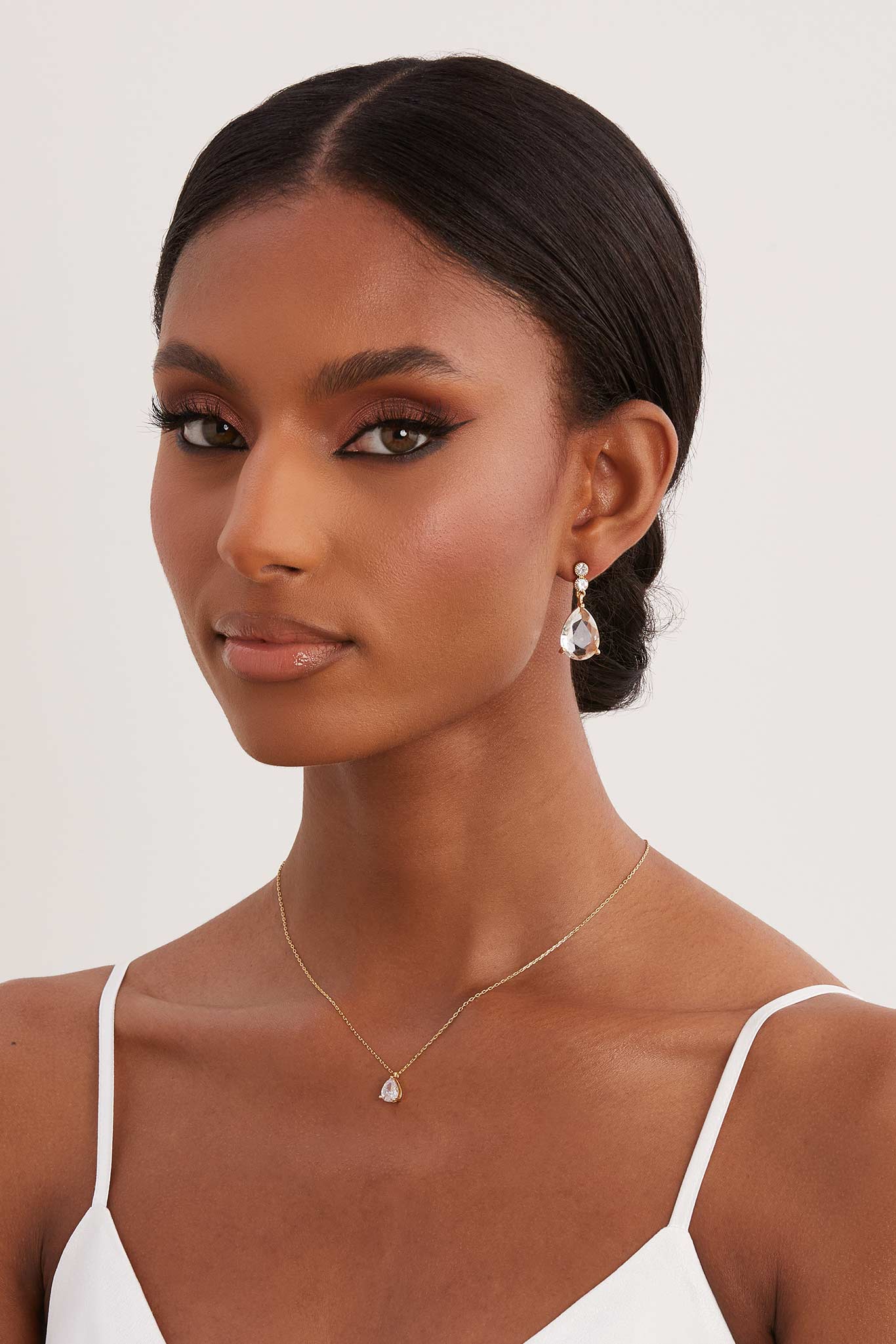 Gold Teardrop Earrings for Weddings & Special Occasions | Marseille