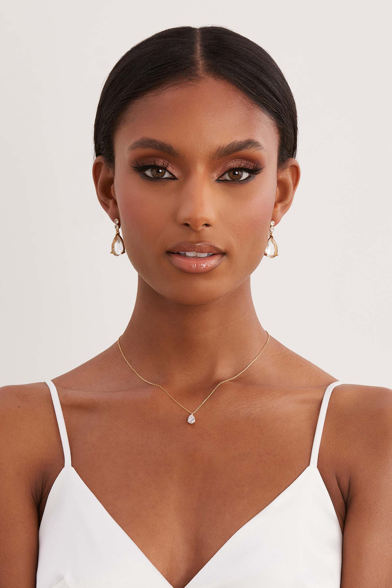 Gold Teardrop Earrings for Weddings & Special Occasions | Marseille