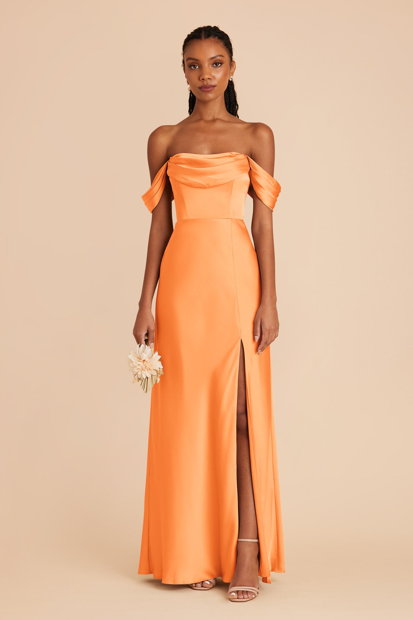 Matte Satin Convertible Dress for Weddings & Events | Mia