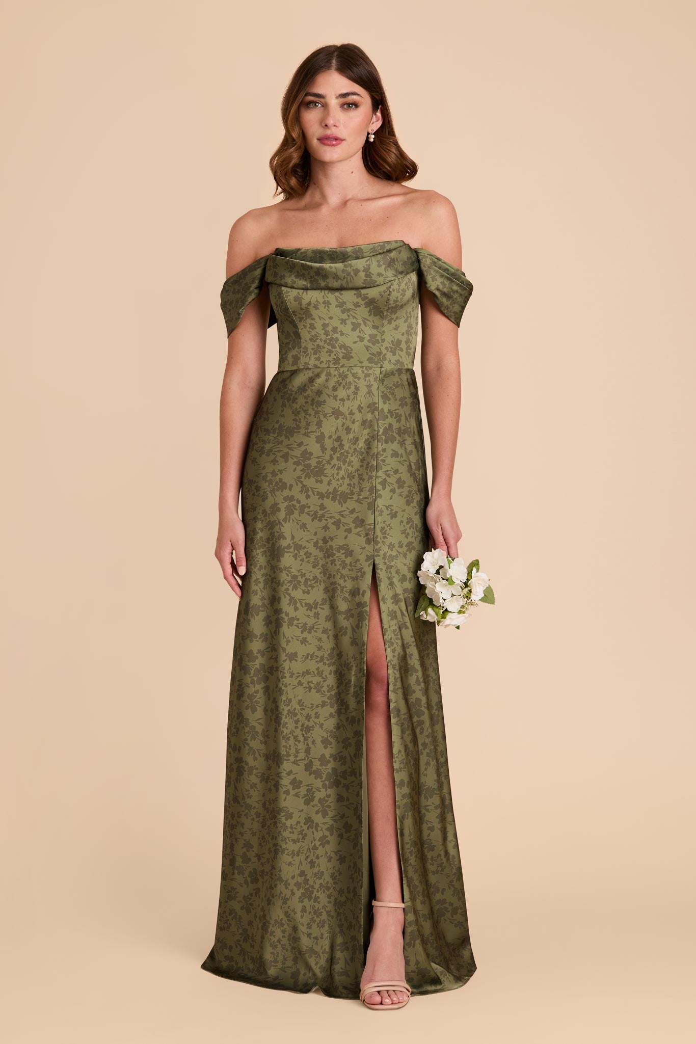 Matte Satin Convertible Dress - Off-the-Shoulder & Strapless | Mia