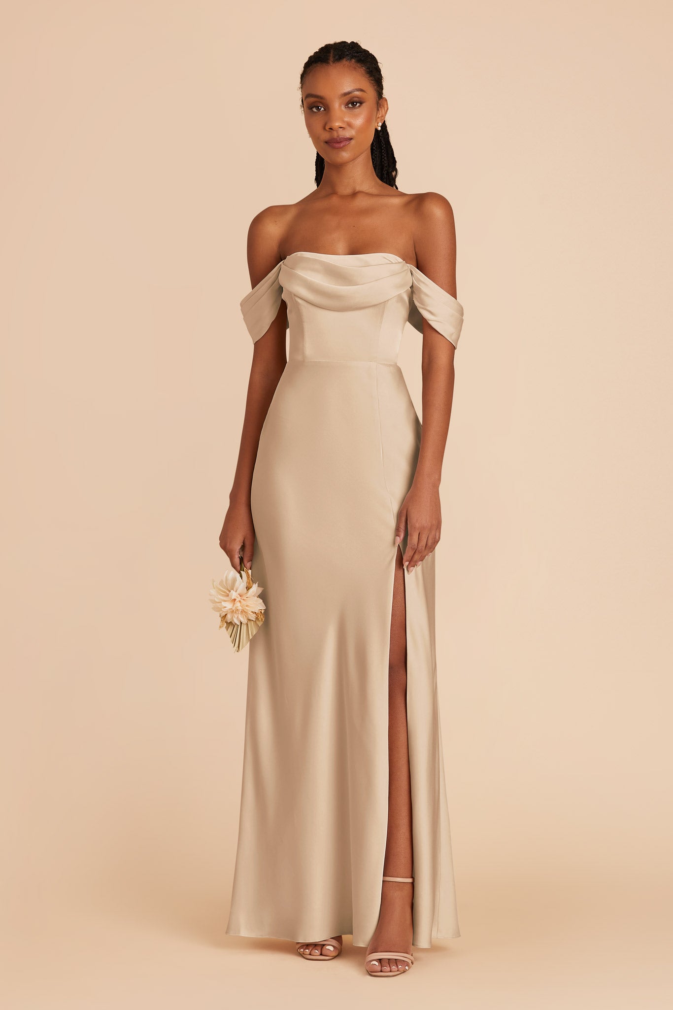 Matte Satin Convertible Dress for Weddings & Events | Mia Gold