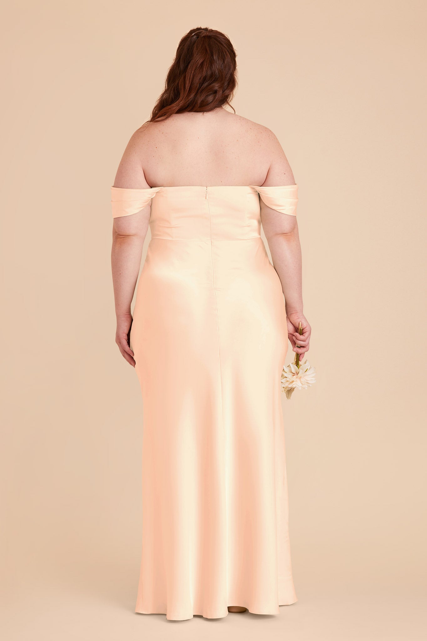 Matte Satin Convertible Dress - Off-the-Shoulder & Strapless | Mia