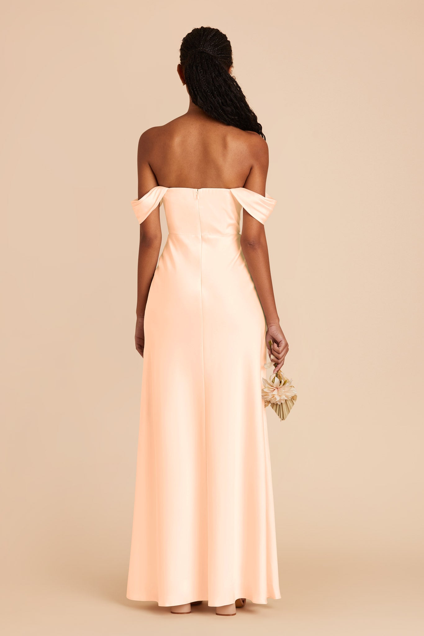 Matte Satin Convertible Dress - Off-the-Shoulder & Strapless | Mia