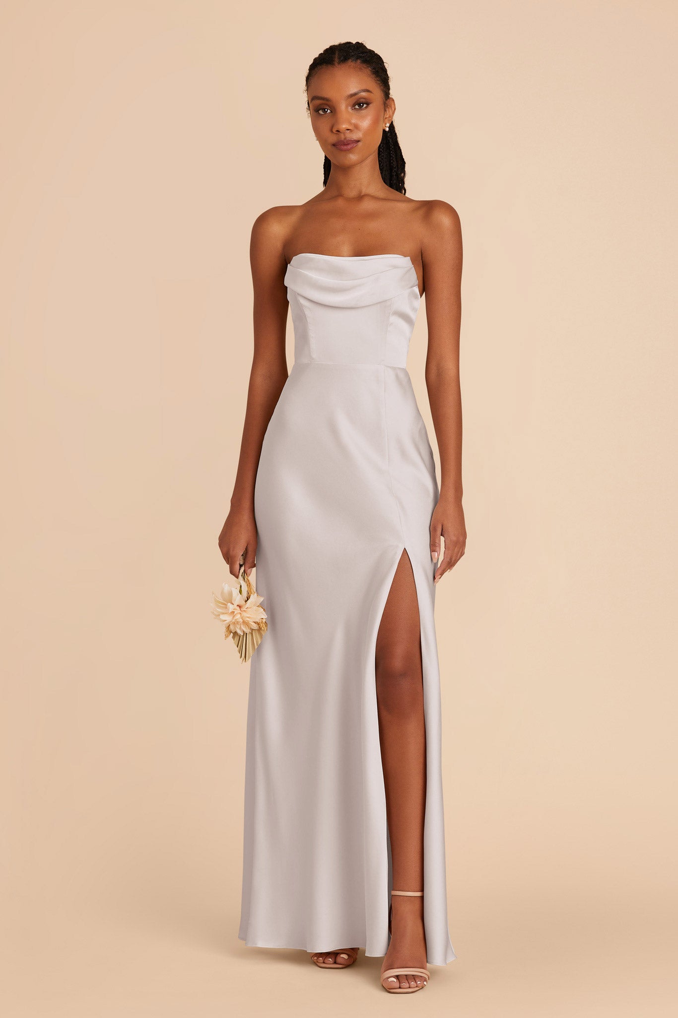 Matte Satin Convertible Dress for Weddings & Events | Mia