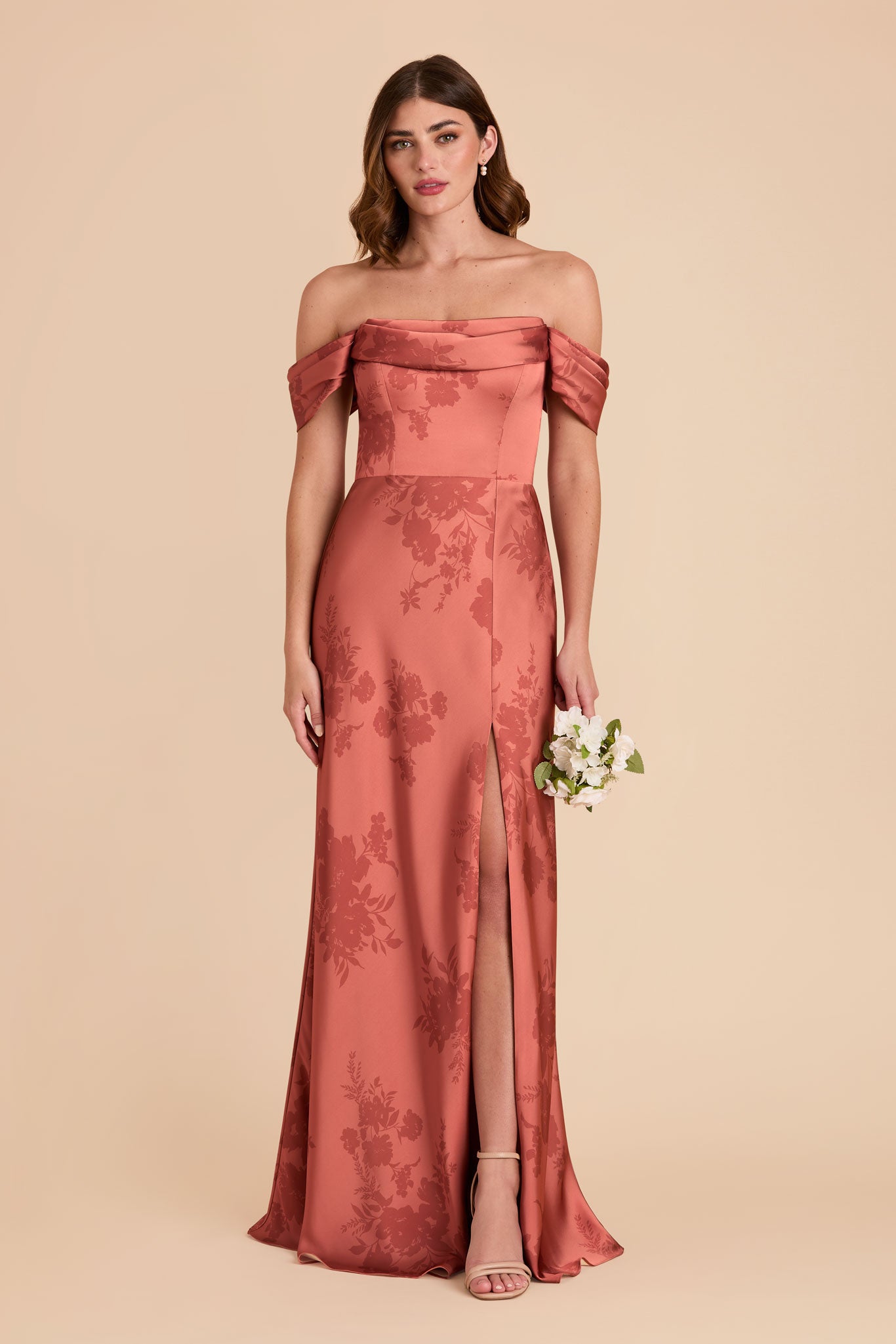 Matte Satin Convertible Dress - Off-the-Shoulder & Strapless | Mia