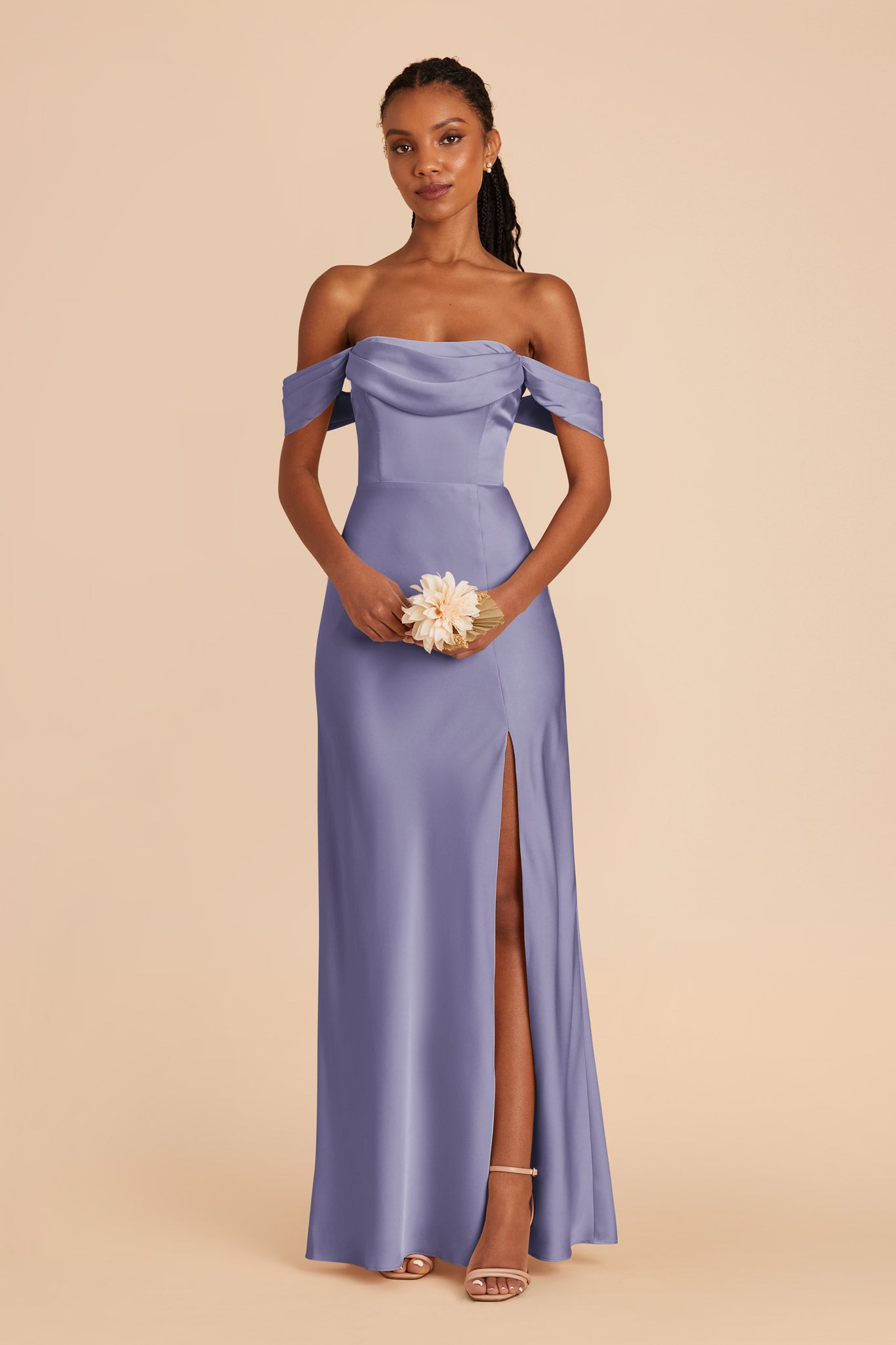 Matte Satin Convertible Dress for Weddings & Events | Mia