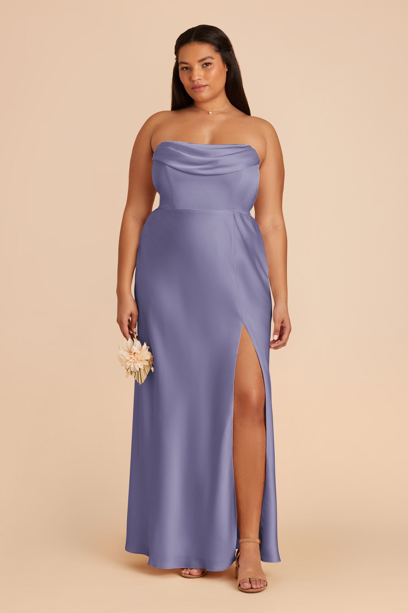 Matte Satin Convertible Dress for Weddings & Events | Mia