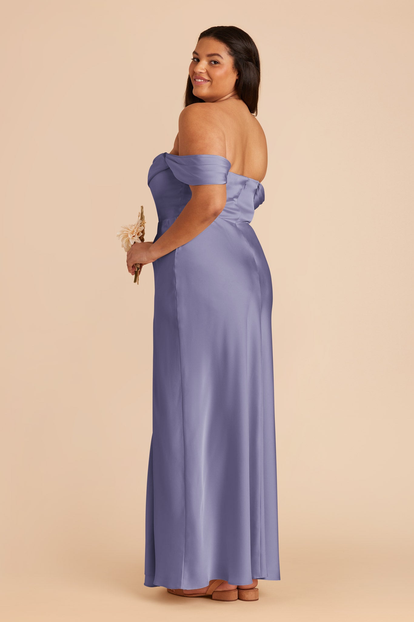 Matte Satin Convertible Dress for Weddings & Events | Mia
