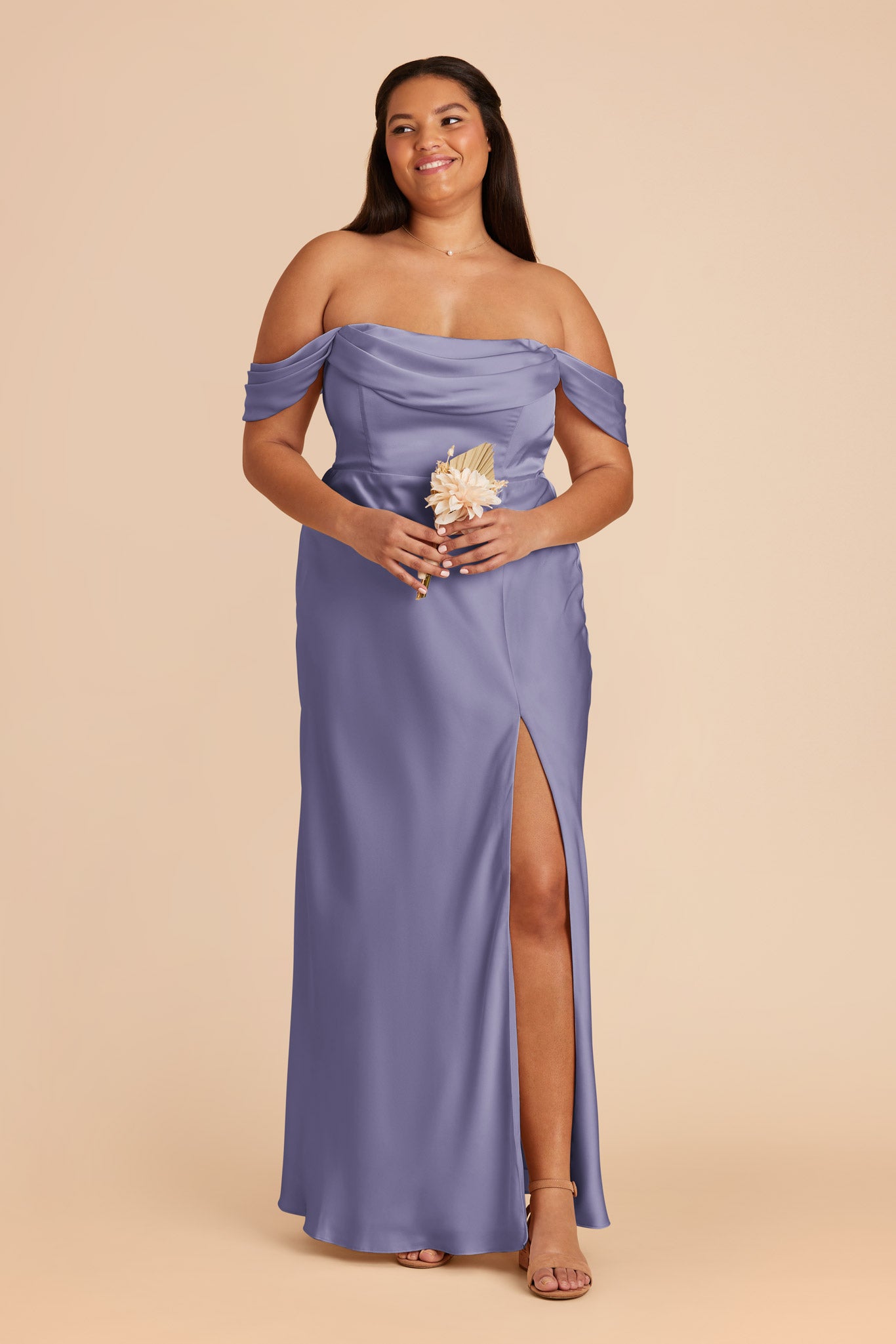 Matte Satin Convertible Dress for Weddings & Events | Mia