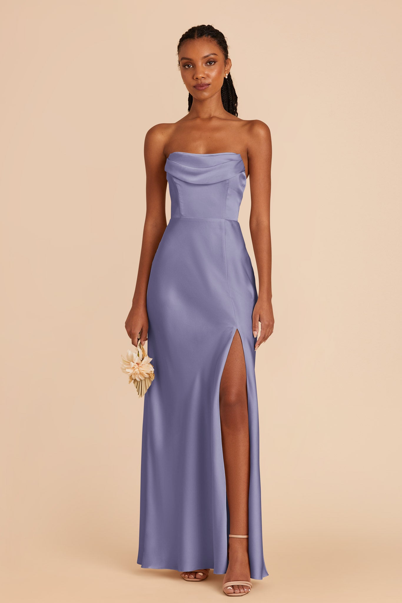 Matte Satin Convertible Dress for Weddings & Events | Mia
