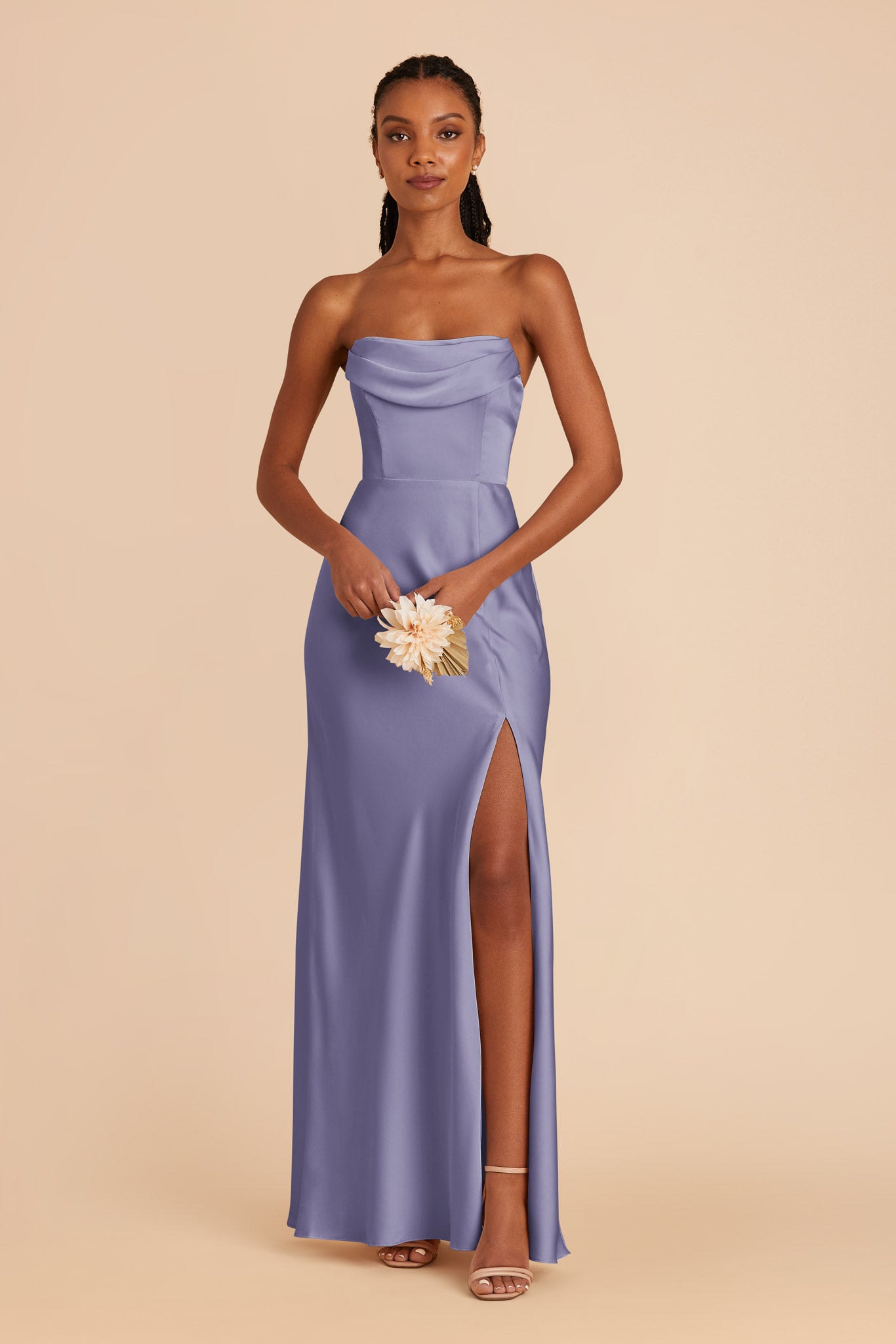Matte Satin Convertible Dress for Weddings & Events | Mia