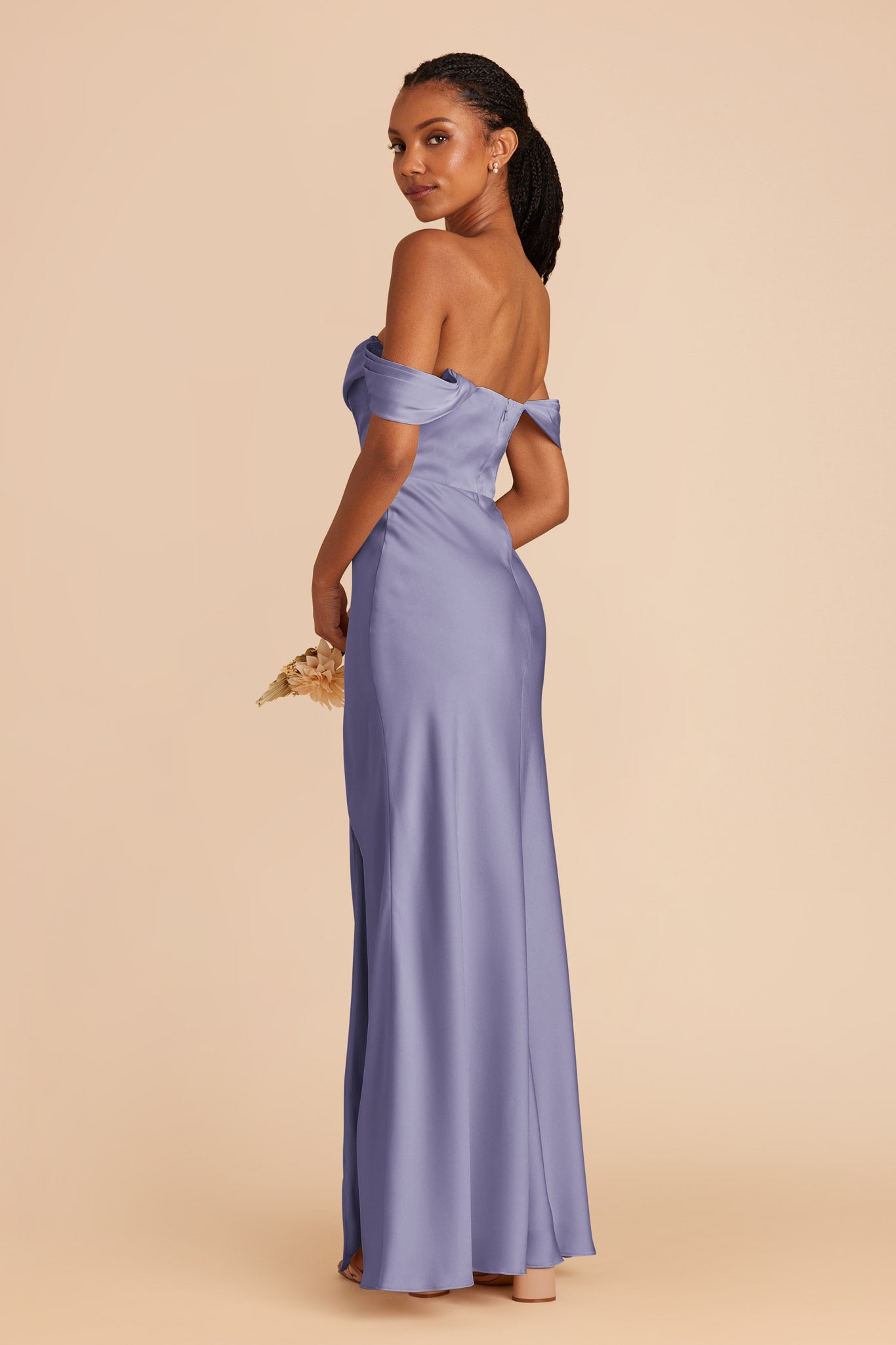 Matte Satin Convertible Dress for Weddings & Events | Mia