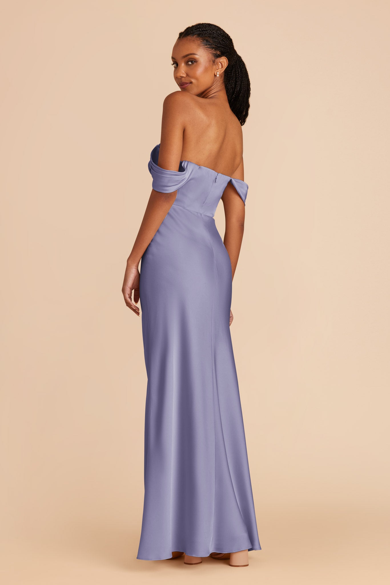 Matte Satin Convertible Dress for Weddings & Events | Mia