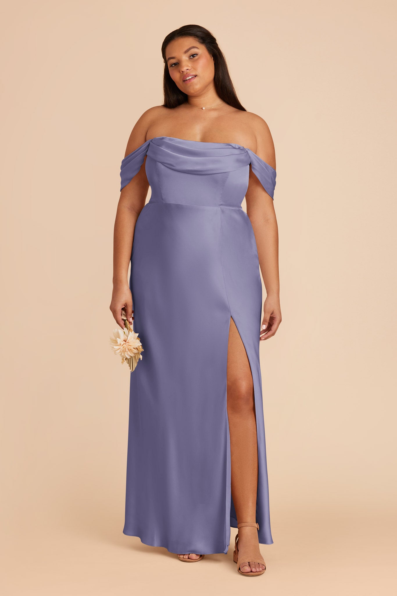 Matte Satin Convertible Dress for Weddings & Events | Mia