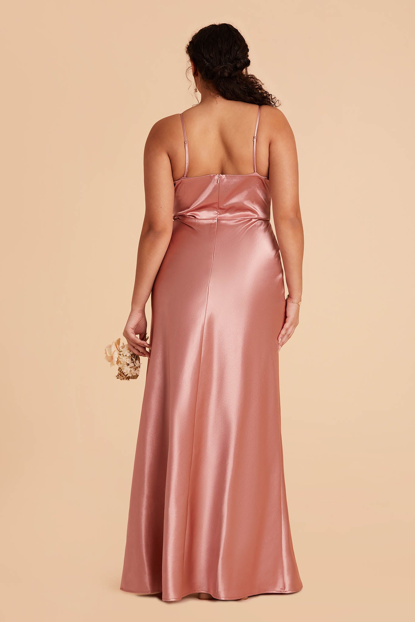 Shiny Satin Convertible Dress for Weddings & Events | Mia