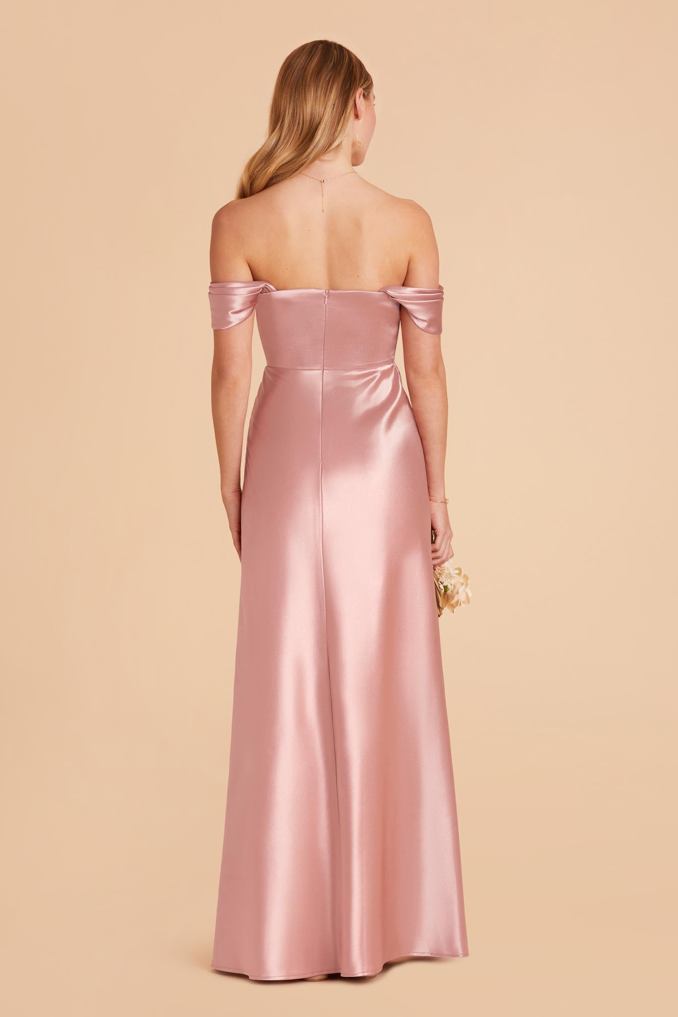 Shiny Satin Convertible Dress for Weddings & Events | Mia