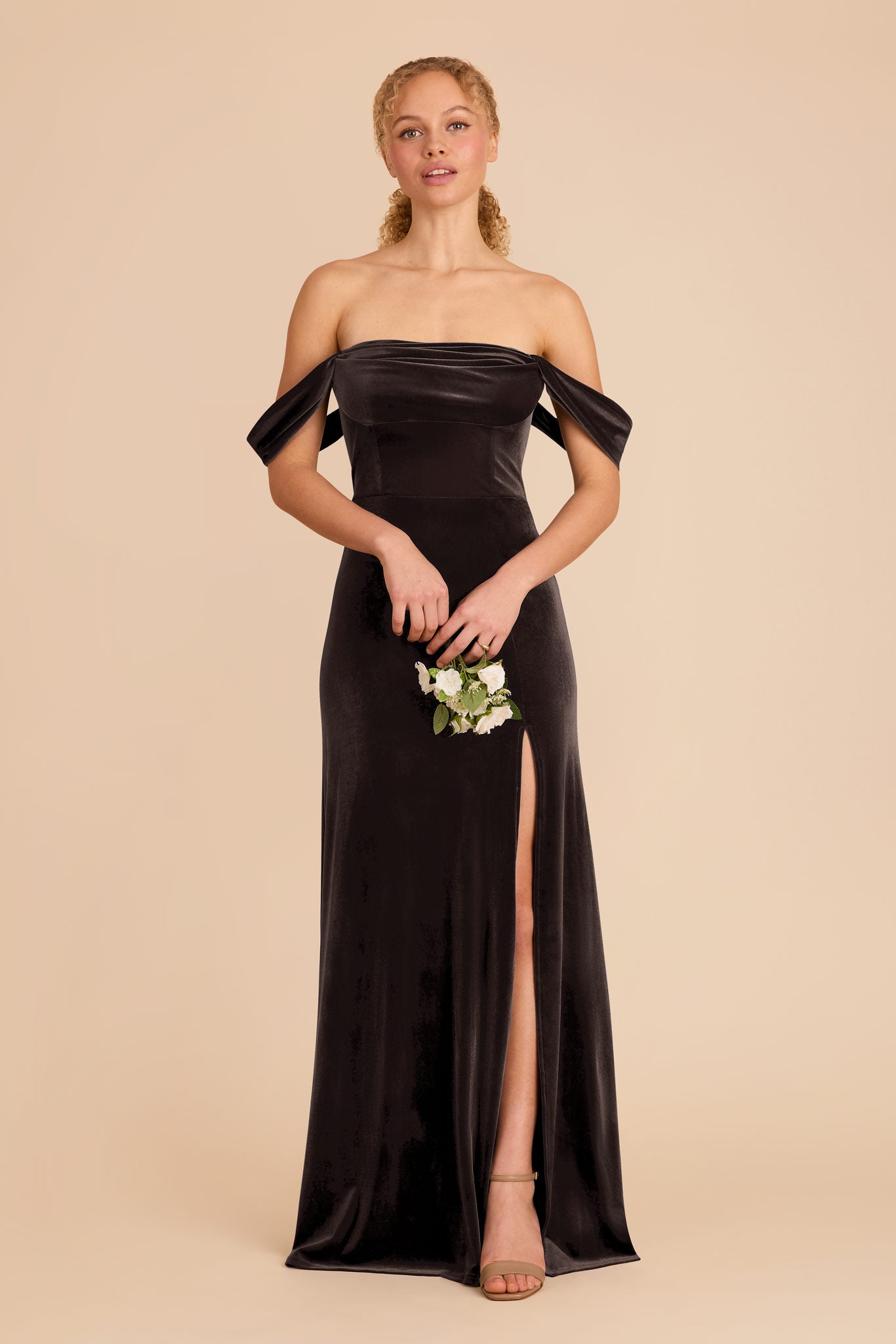 Velvet Convertible Dress | Off-the-Shoulder & Strapless | Mia